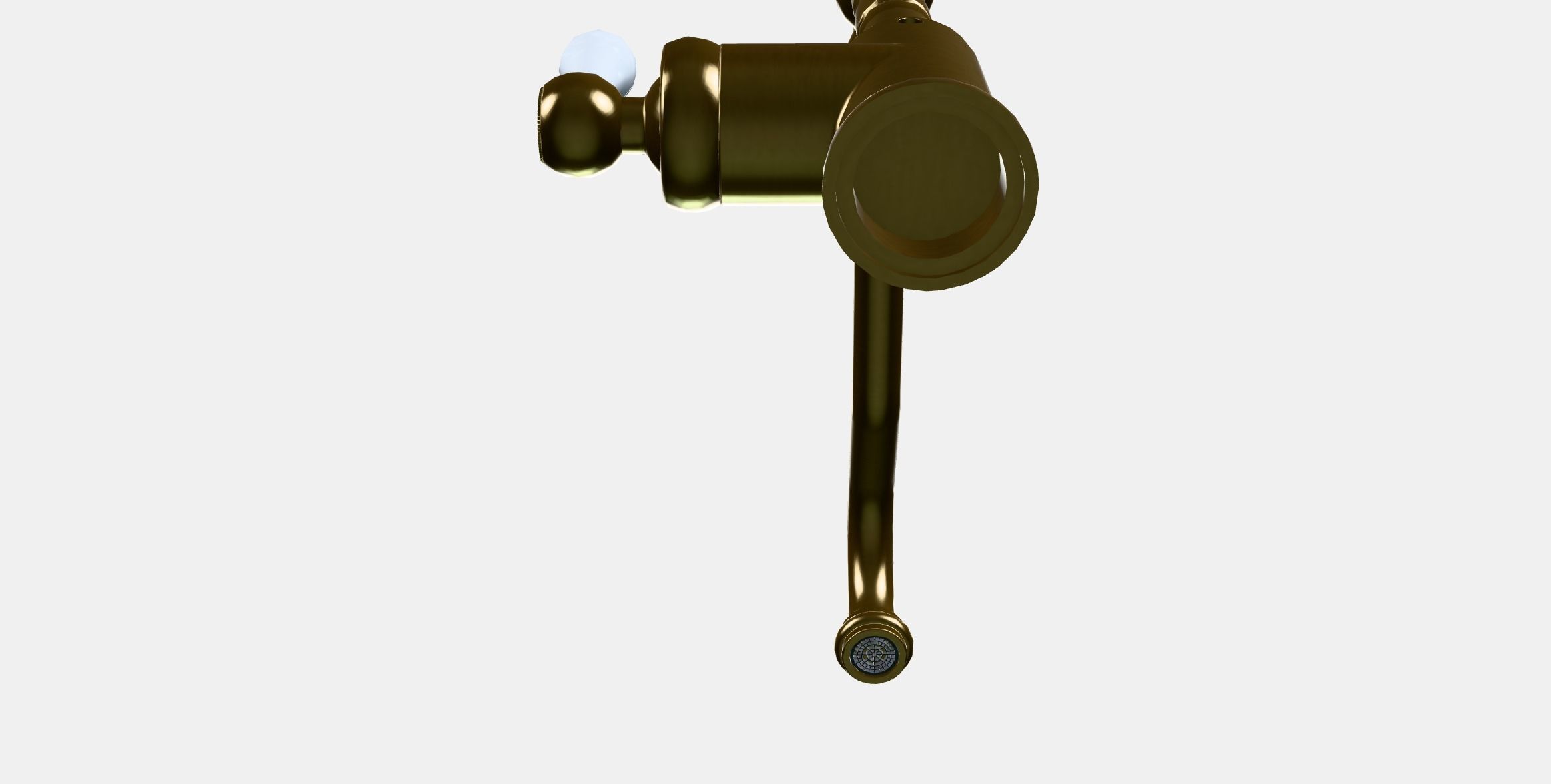 GLITTRAN Kitchen mixer tap Low-poly 3D model_8