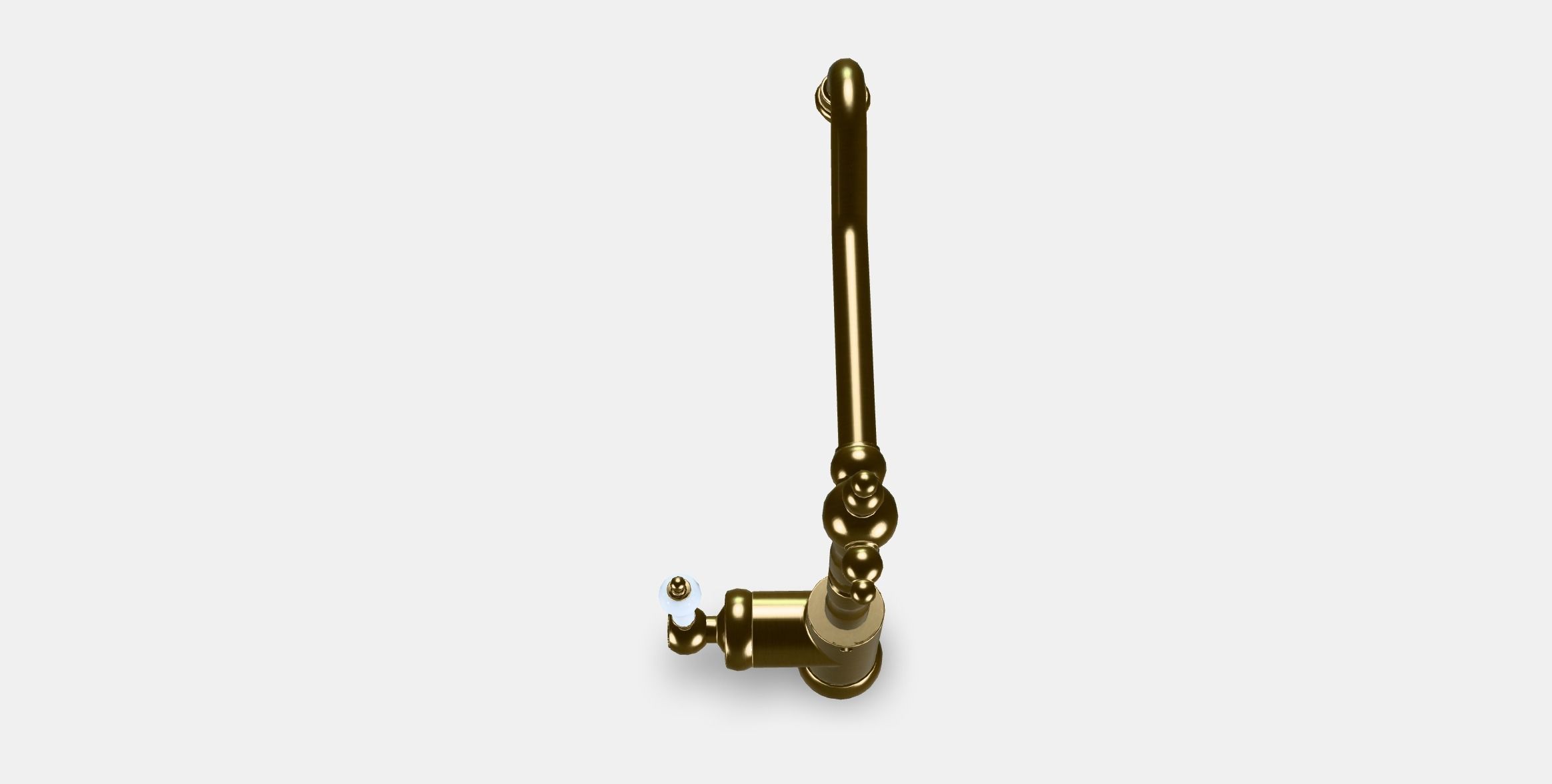 GLITTRAN Kitchen mixer tap Low-poly 3D model_3