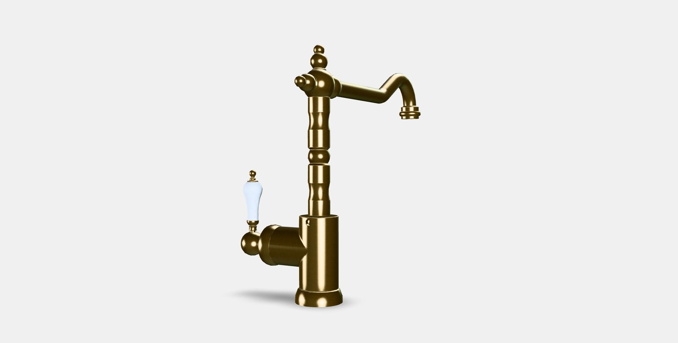 GLITTRAN Kitchen mixer tap Low-poly 3D model_5