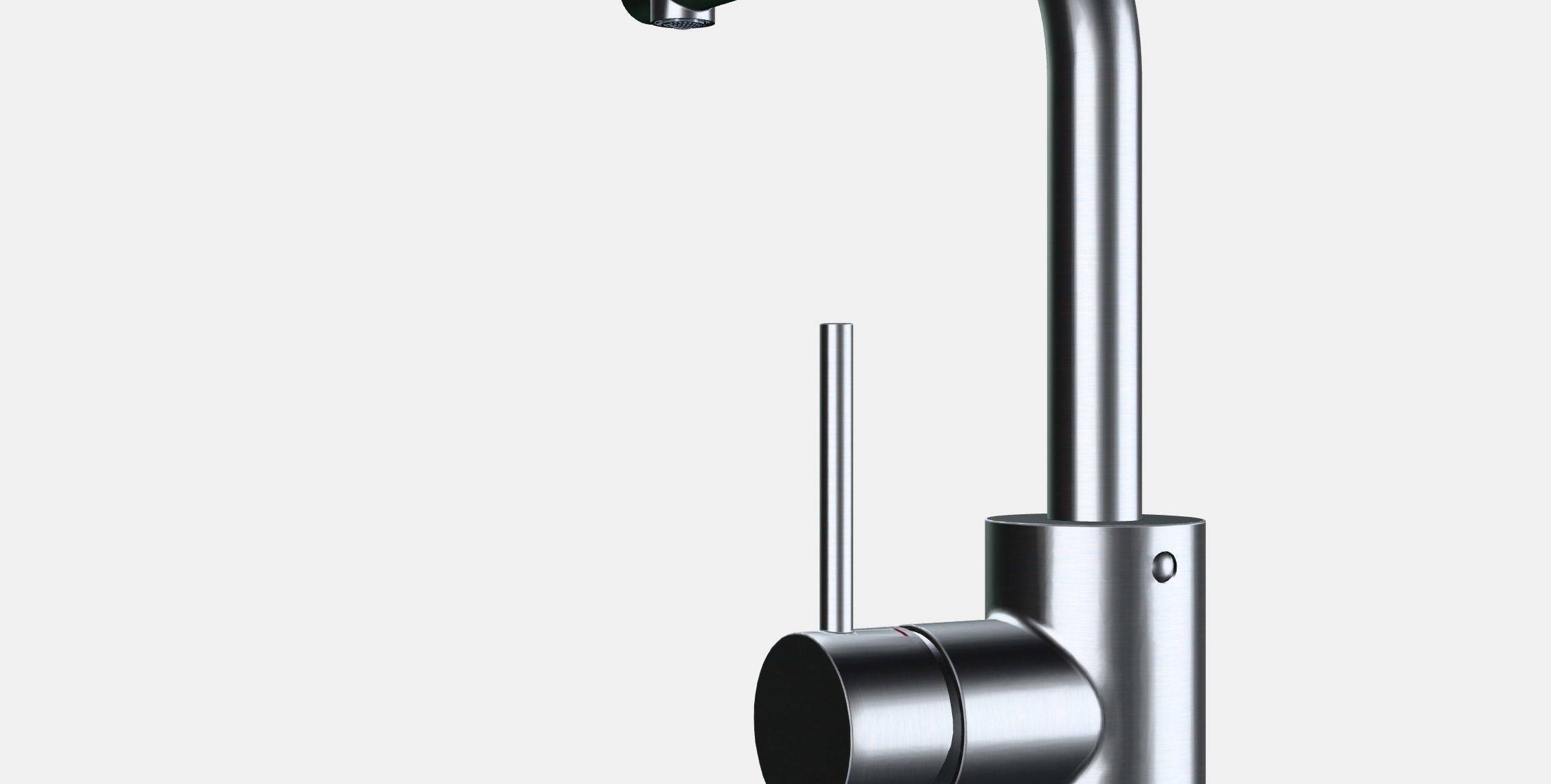 TAMNAREN Kitchen mixer tap w sensor Low-poly 3D model_2