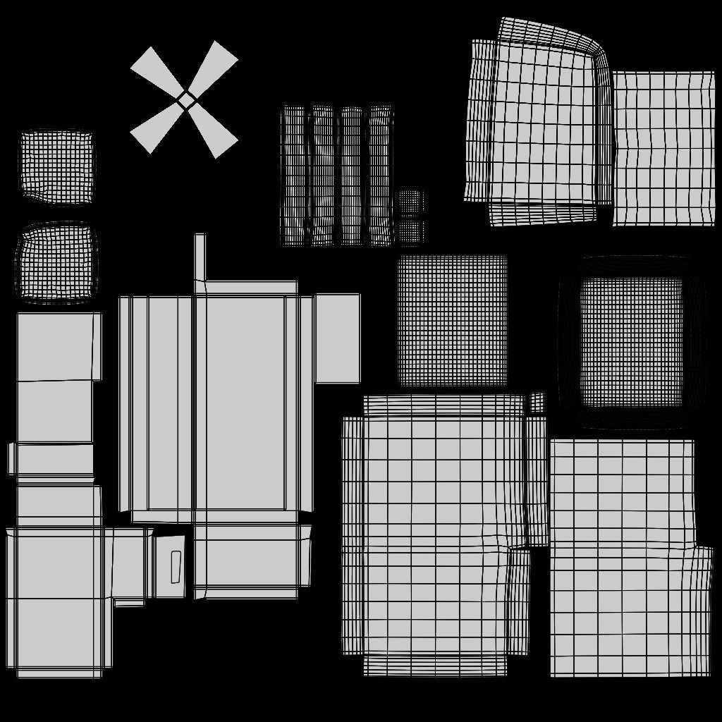 Modular Sofa 3D model_11