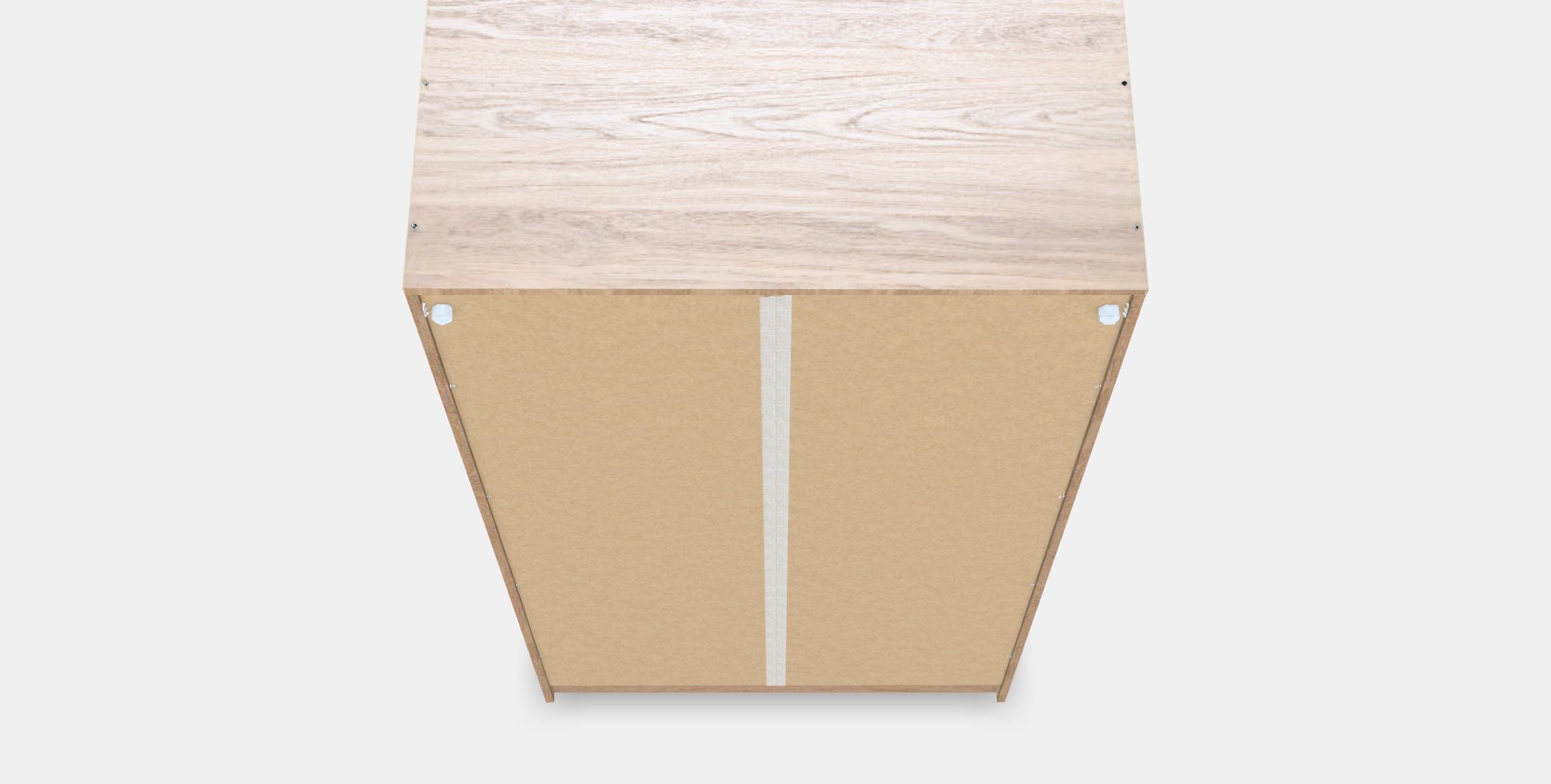 VILHATTEN Wardrobe with 2 doors and 2 drawers Low-poly 3D model_5