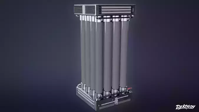 INDUSTRIAL - Algae Tank 01 - LOW POLY