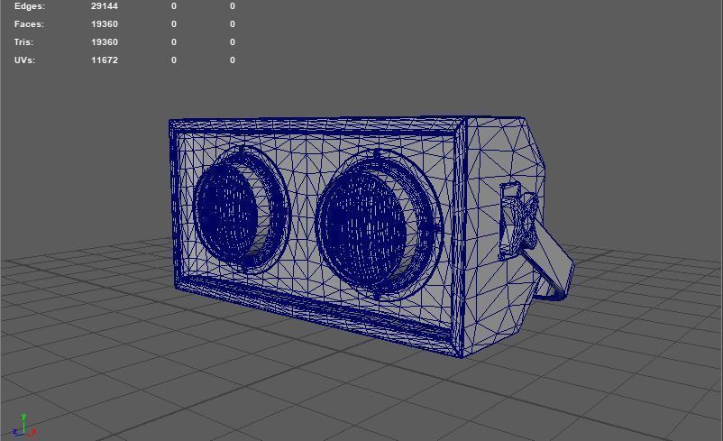 Stage Blinder 3D model_11