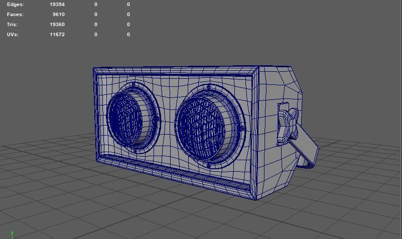 Stage Blinder 3D model_10