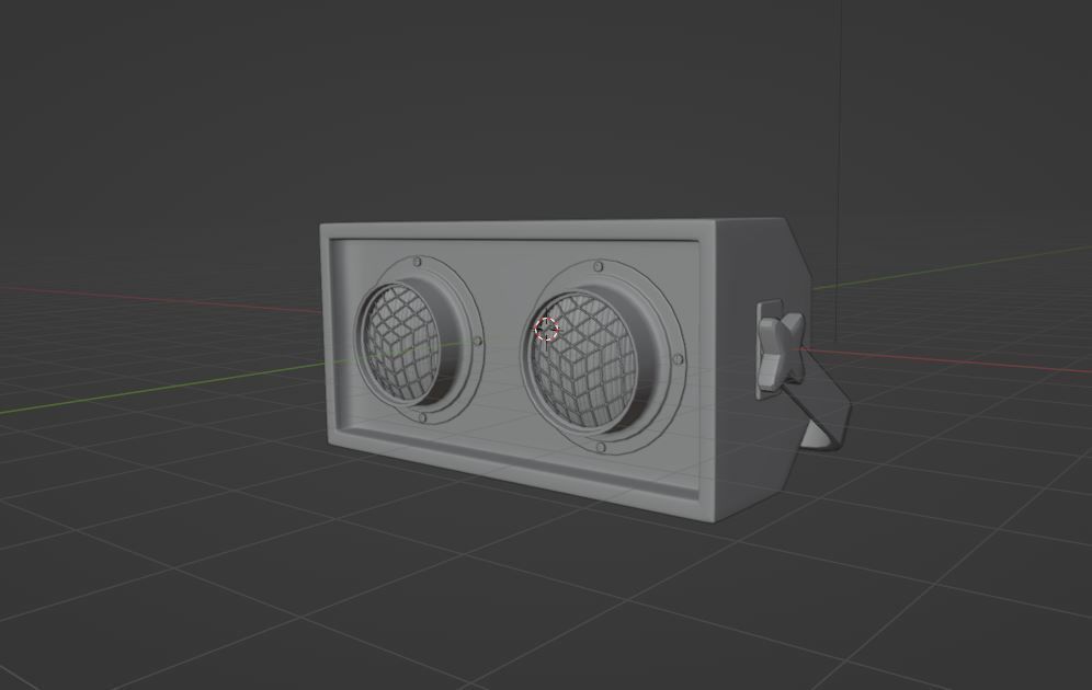 Stage Blinder 3D model_9