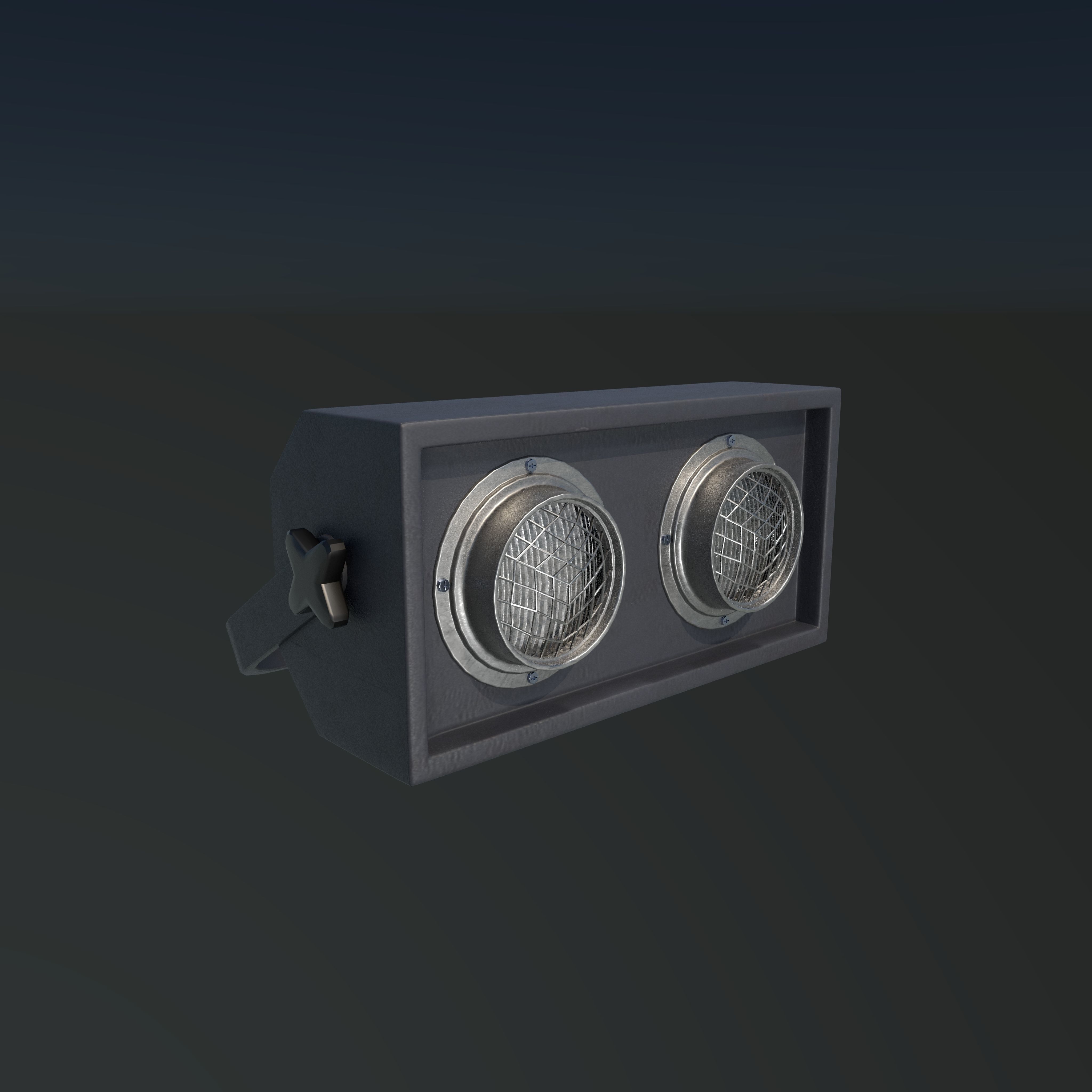 Stage Blinder 3D model_1