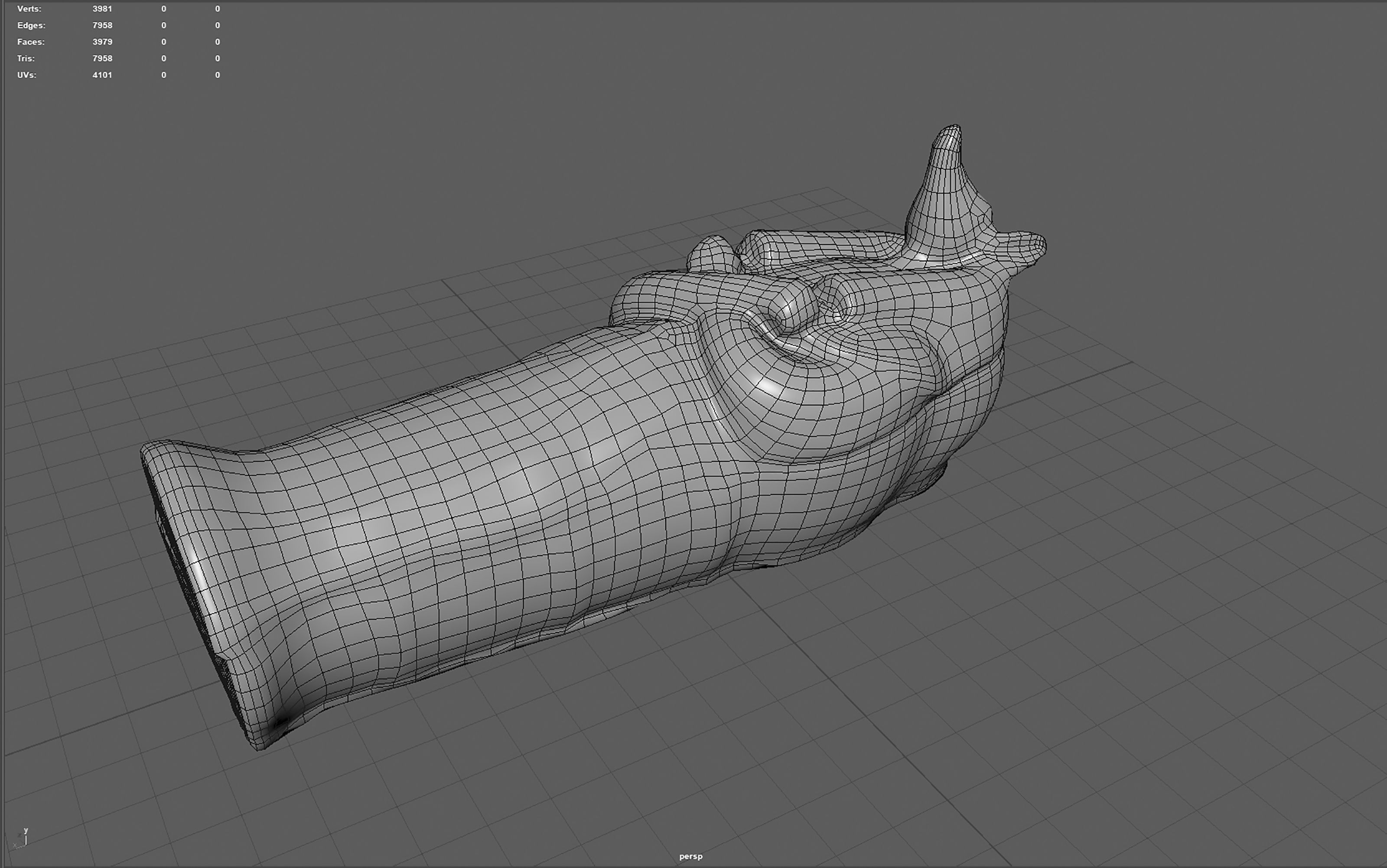 Anubis Sarcophagus Low-poly 3D model_14