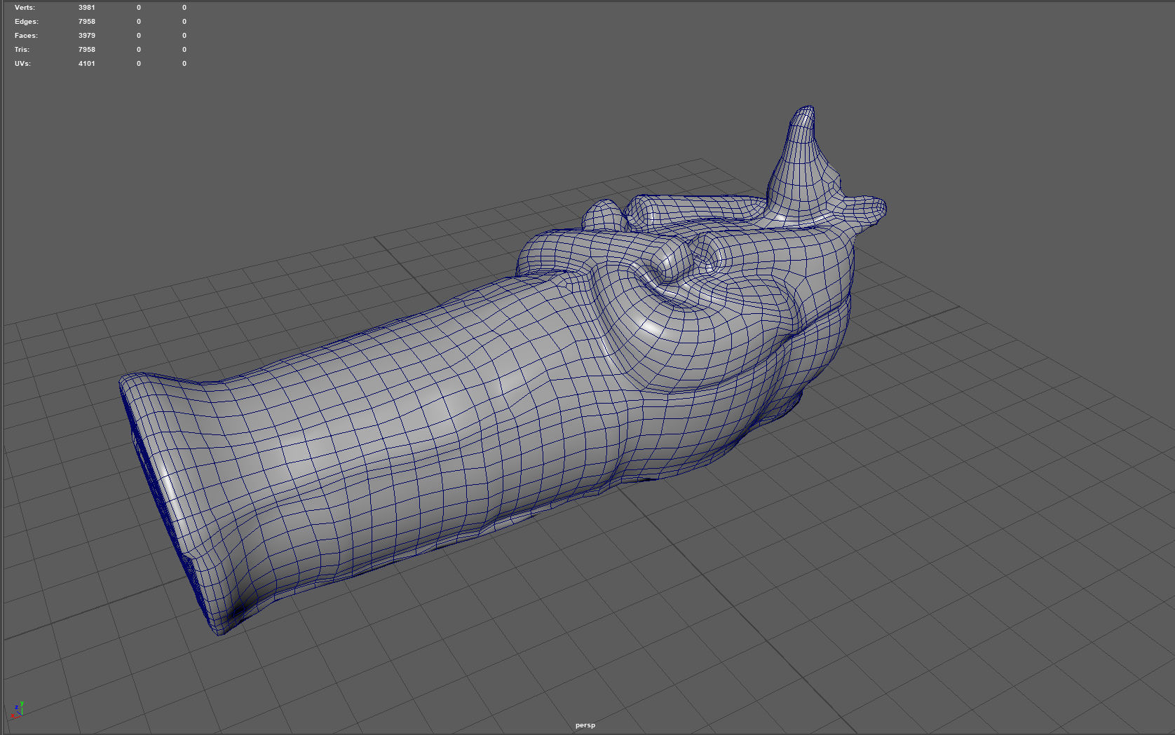 Anubis Sarcophagus Low-poly 3D model_5