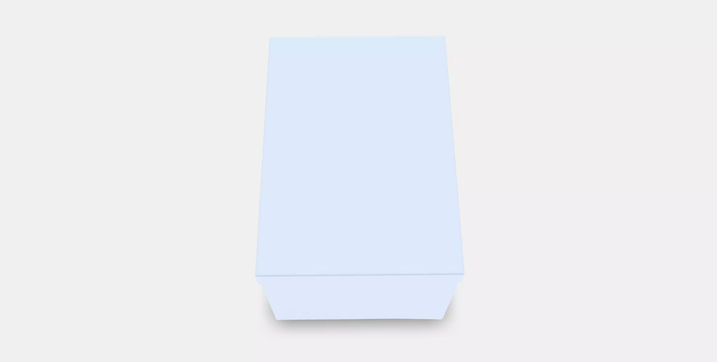 TJENA Storage box with lid Low-poly 3D model_0