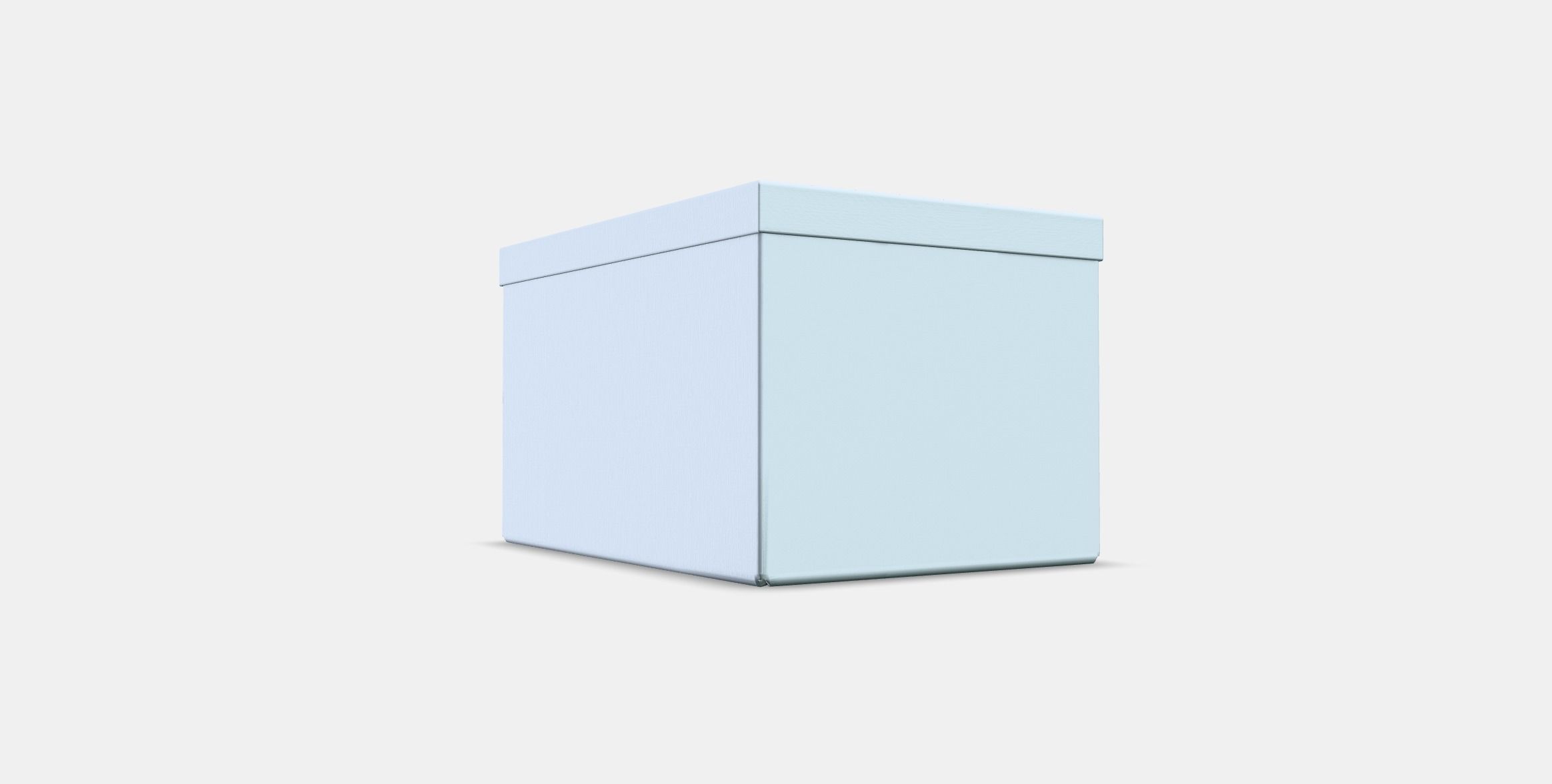 TJENA Storage box with lid Low-poly 3D model_3