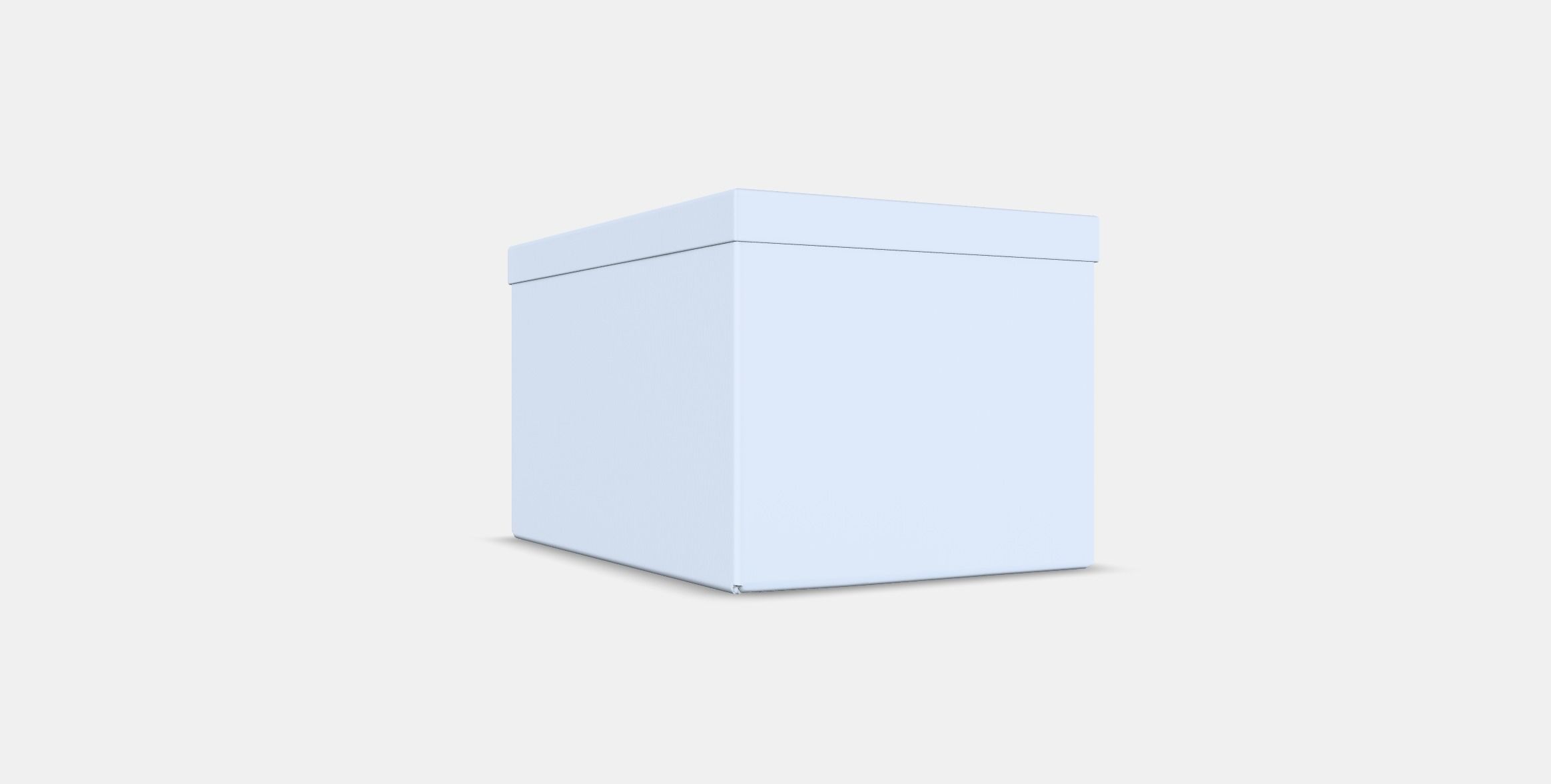 TJENA Storage box with lid Low-poly 3D model_16