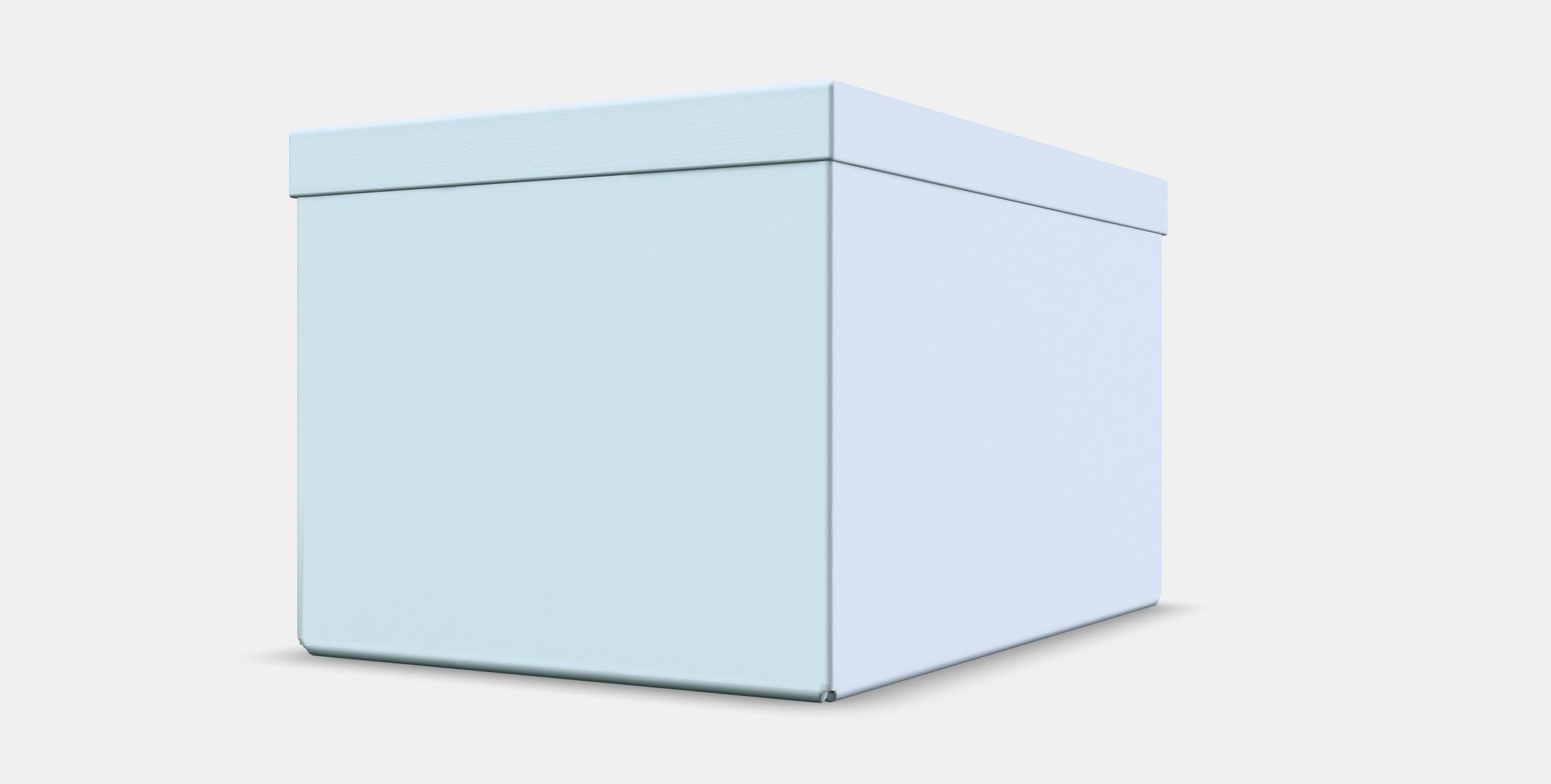 TJENA Storage box with lid Low-poly 3D model_13