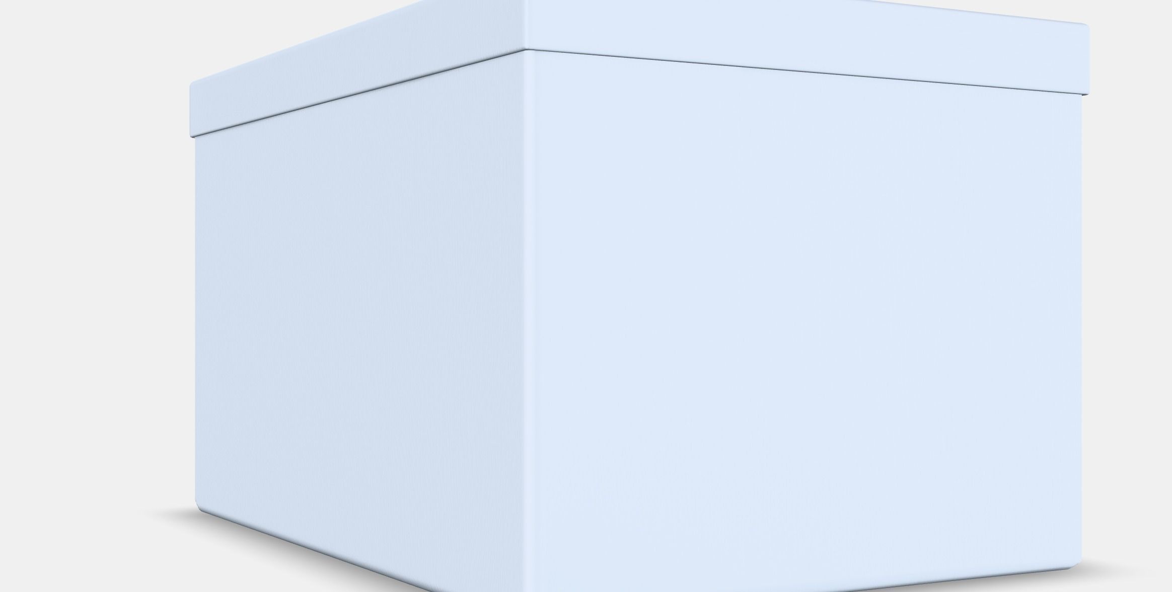 TJENA Storage box with lid Low-poly 3D model_4