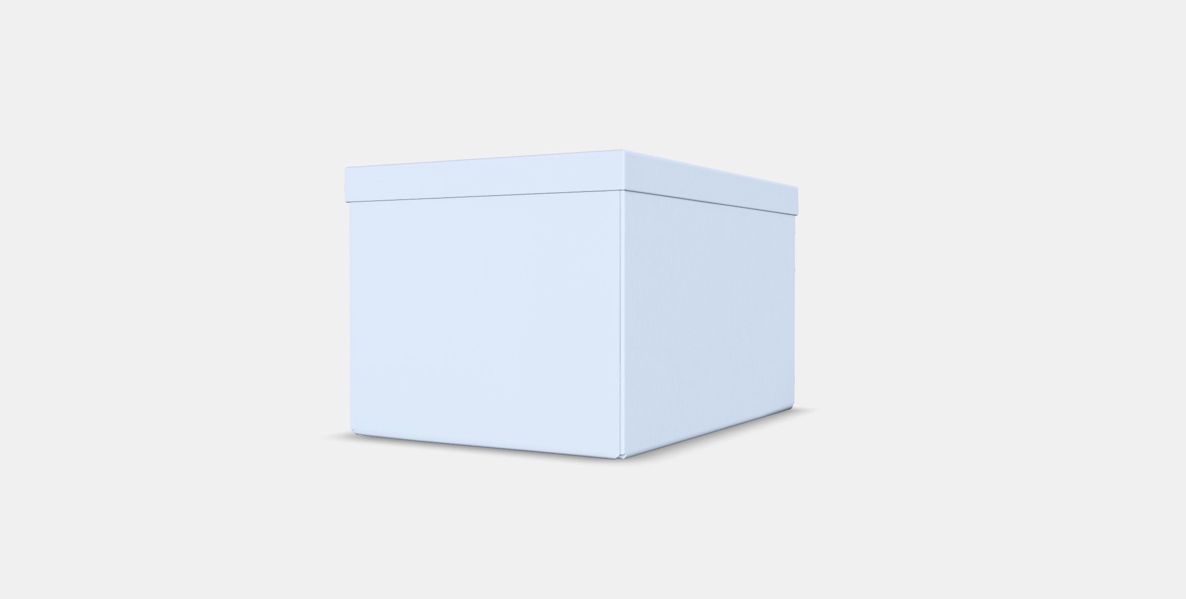 TJENA Storage box with lid Low-poly 3D model_5