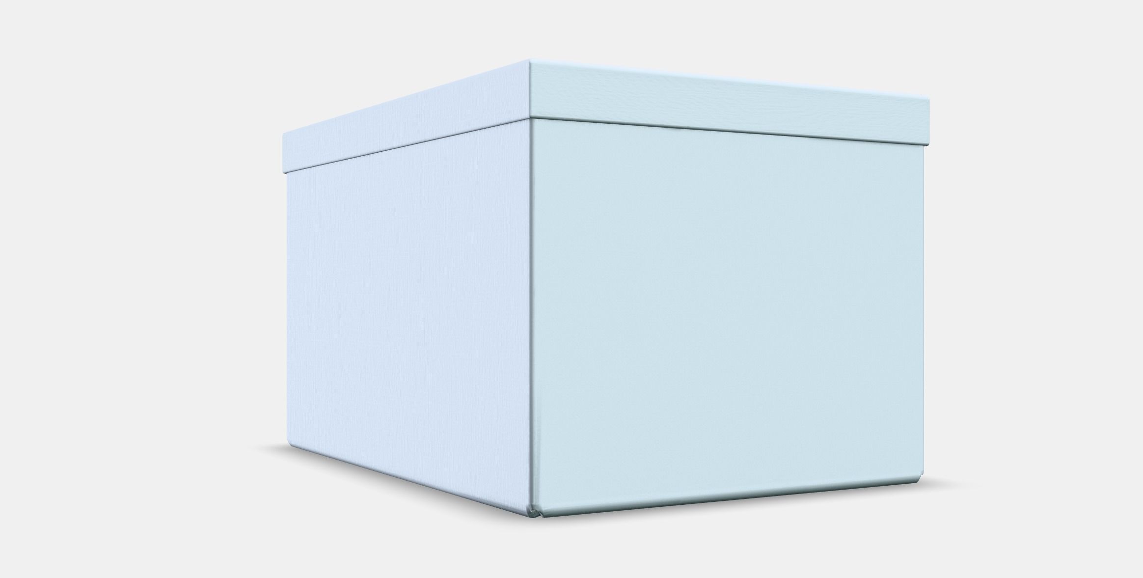 TJENA Storage box with lid Low-poly 3D model_9