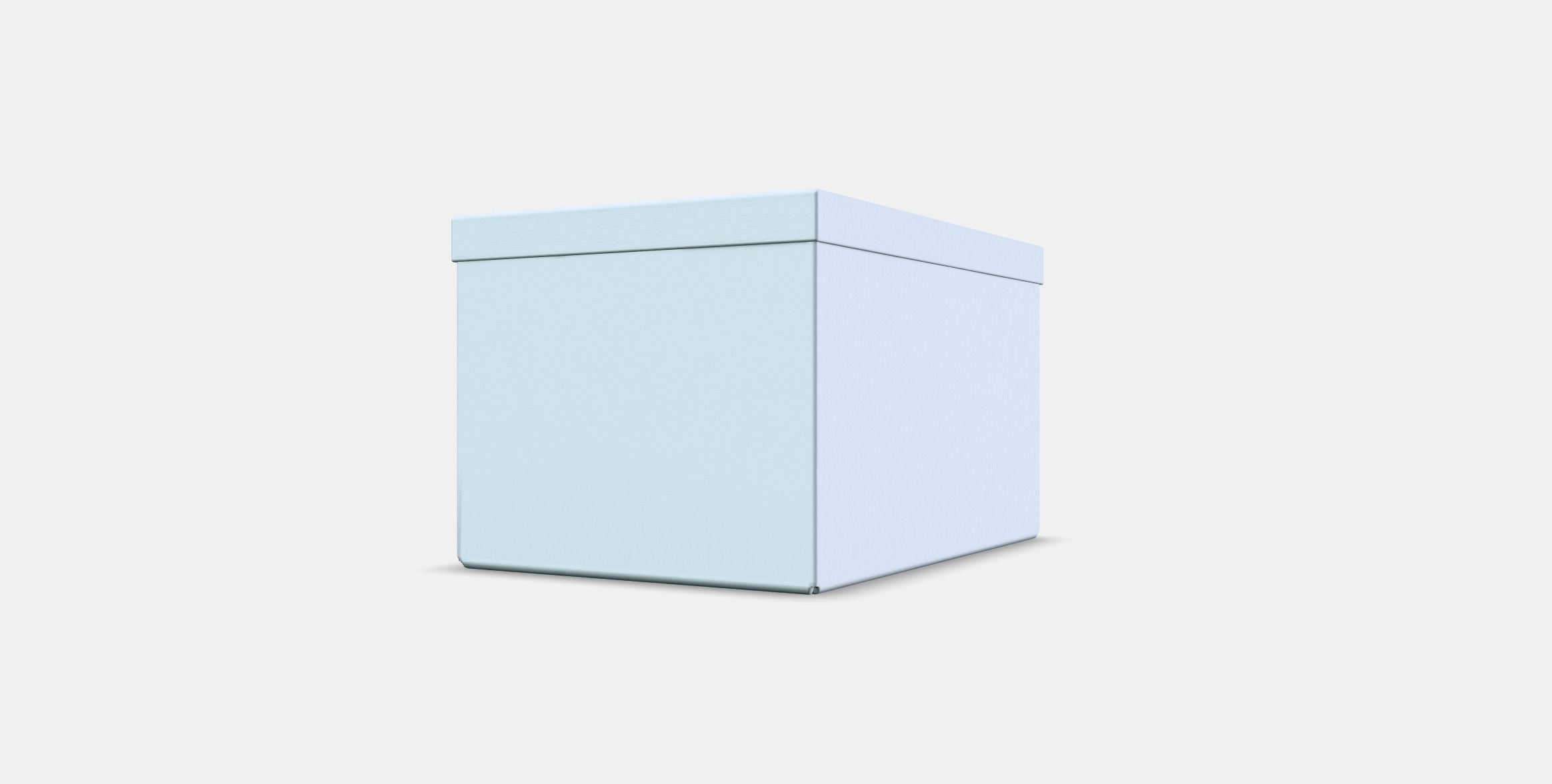 TJENA Storage box with lid Low-poly 3D model_12