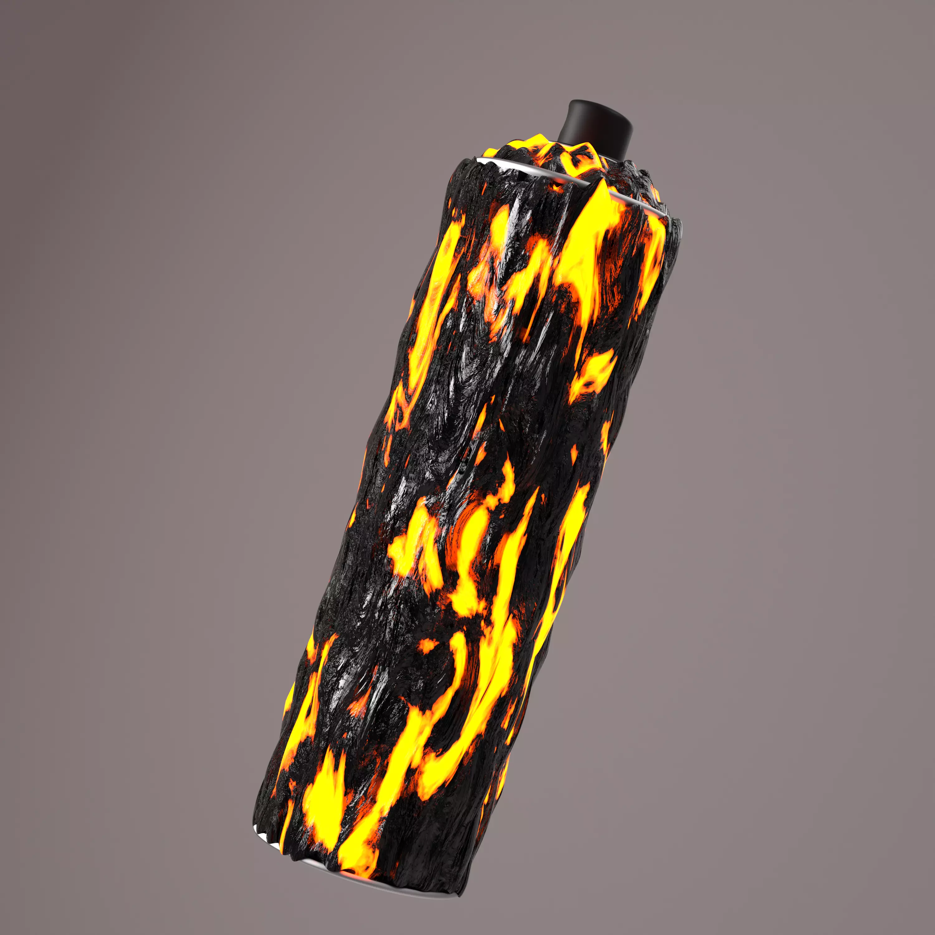 Lava Spray Low-poly 3D model_0