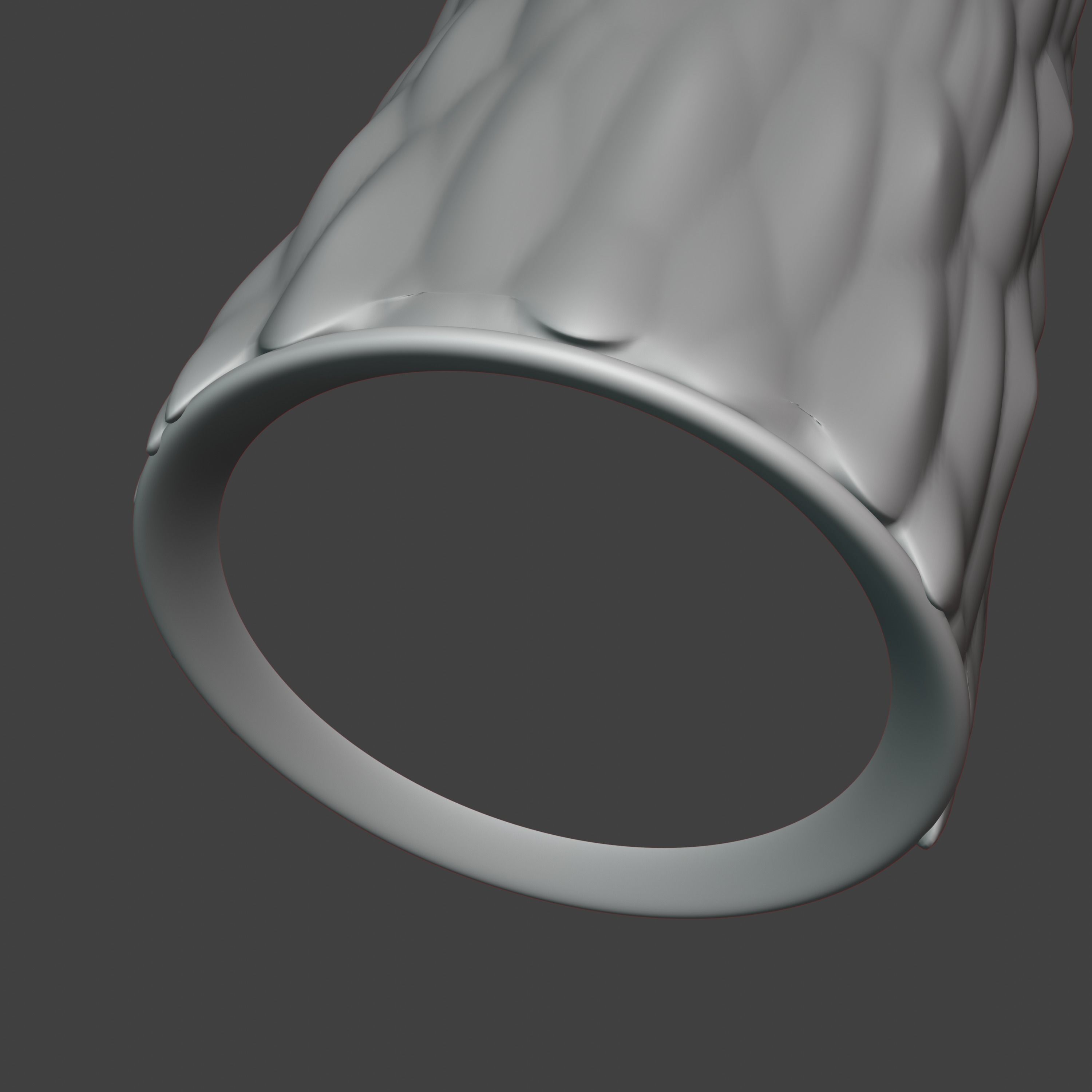 Lava Spray Low-poly 3D model_4