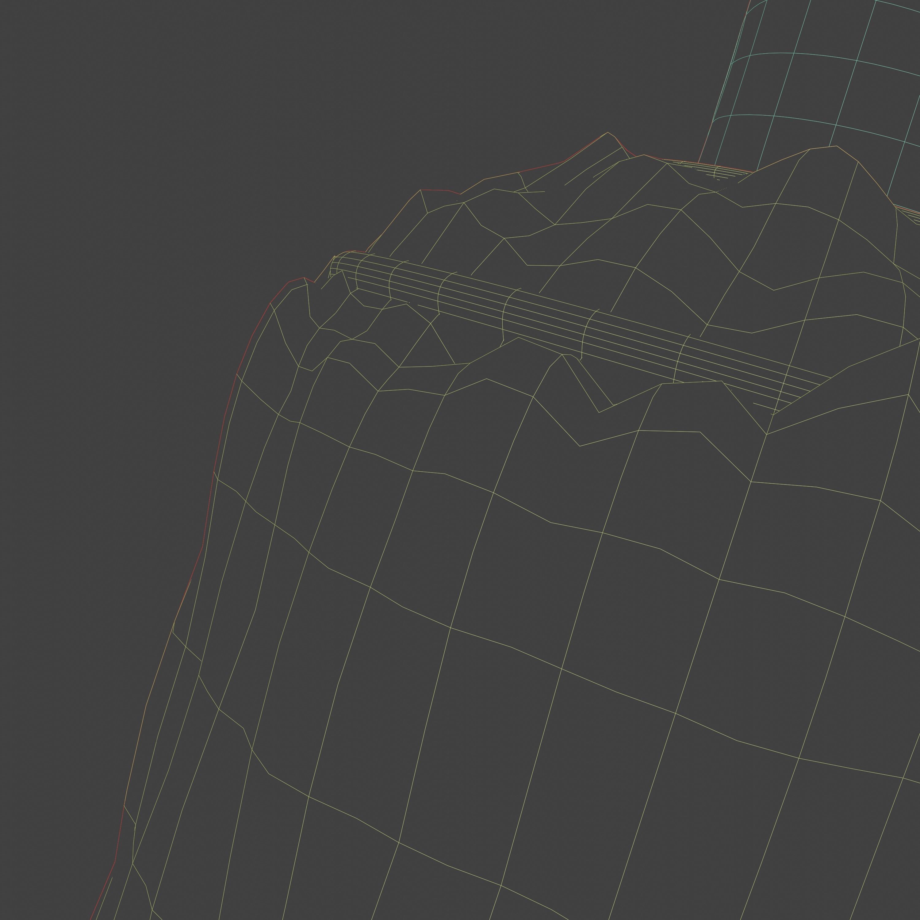 Lava Spray Low-poly 3D model_9