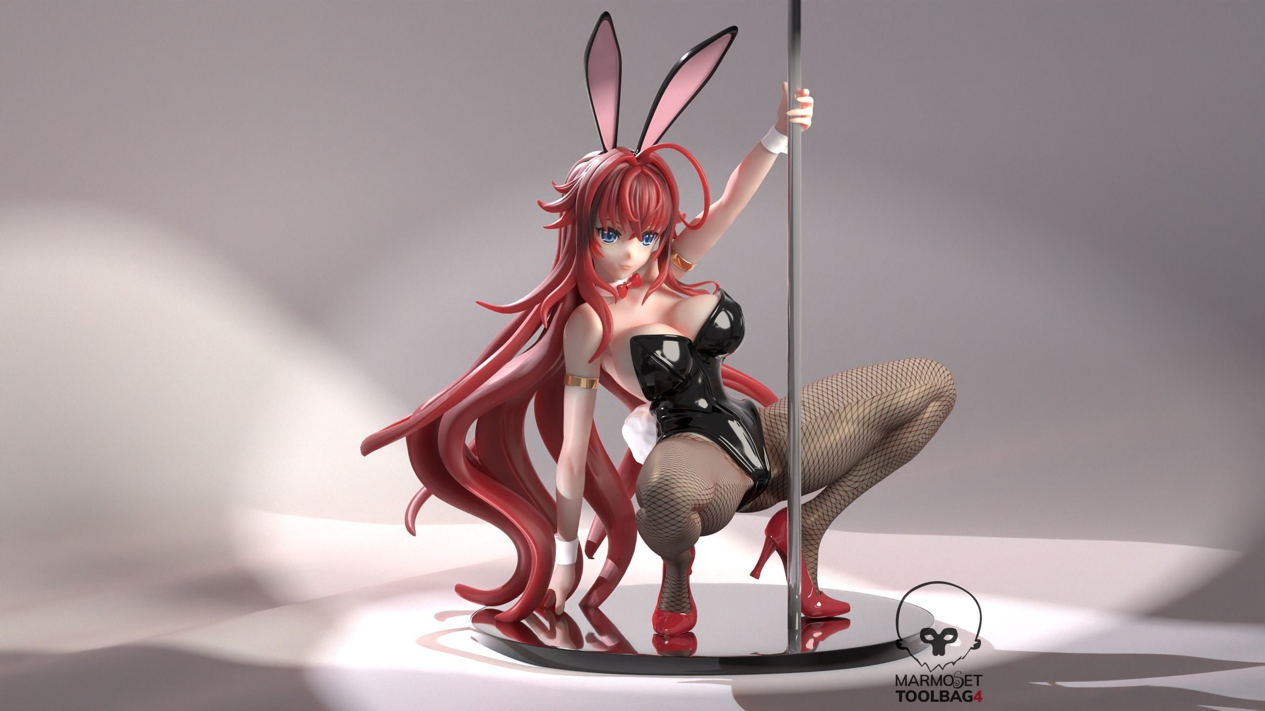 Rias Gremory Figure 3D print model_3