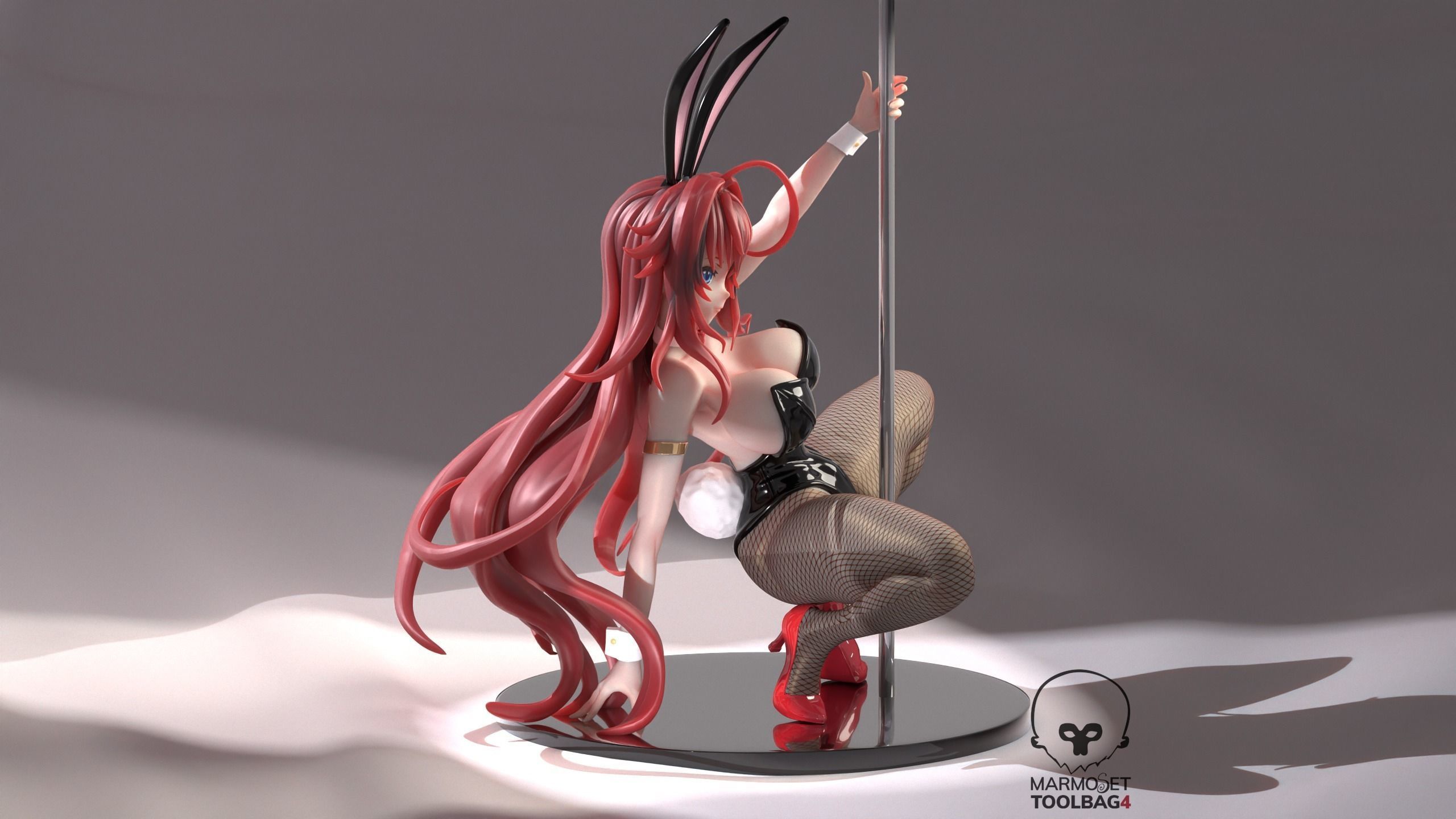 Rias Gremory Figure 3D print model_2