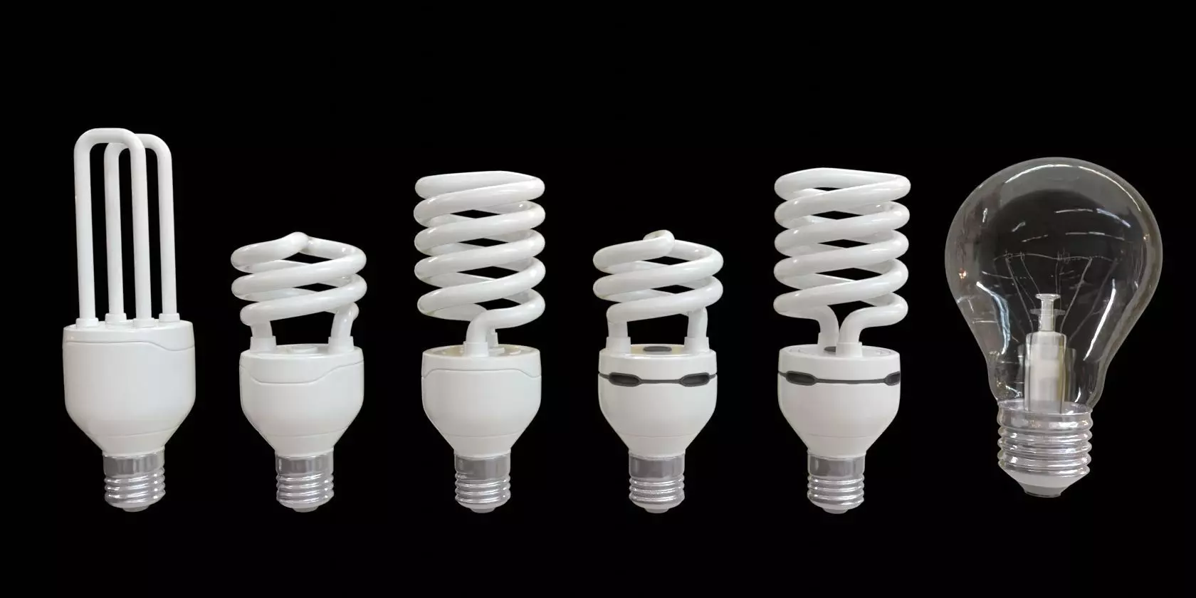 Light Bulb Pack Low-poly 3D model_0