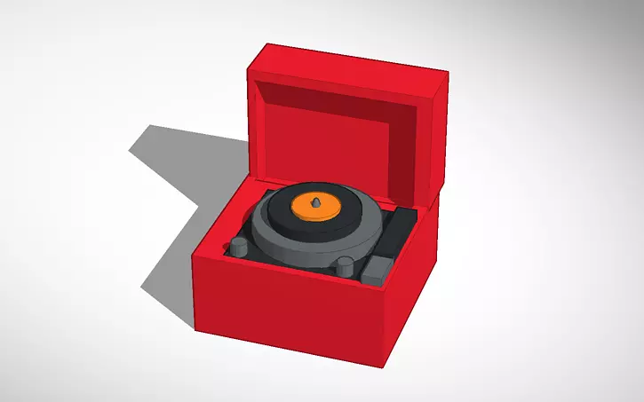 Record player model Free 3D model