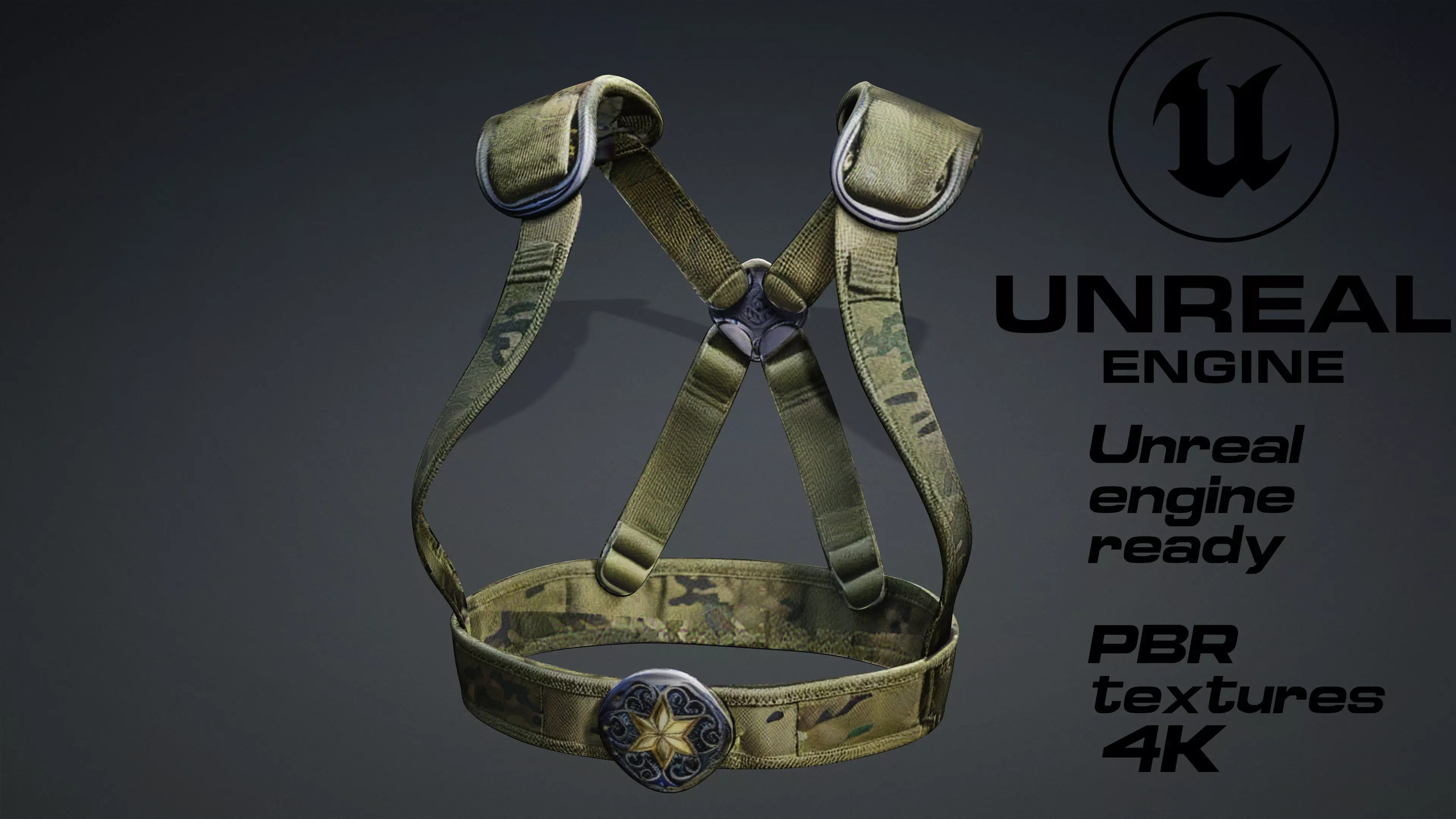 Scavenger harness PBR 4k Low-poly 3D model