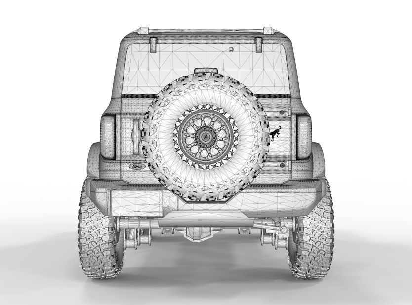Generic Bronco 2021 Off Road Edition 3D model_9