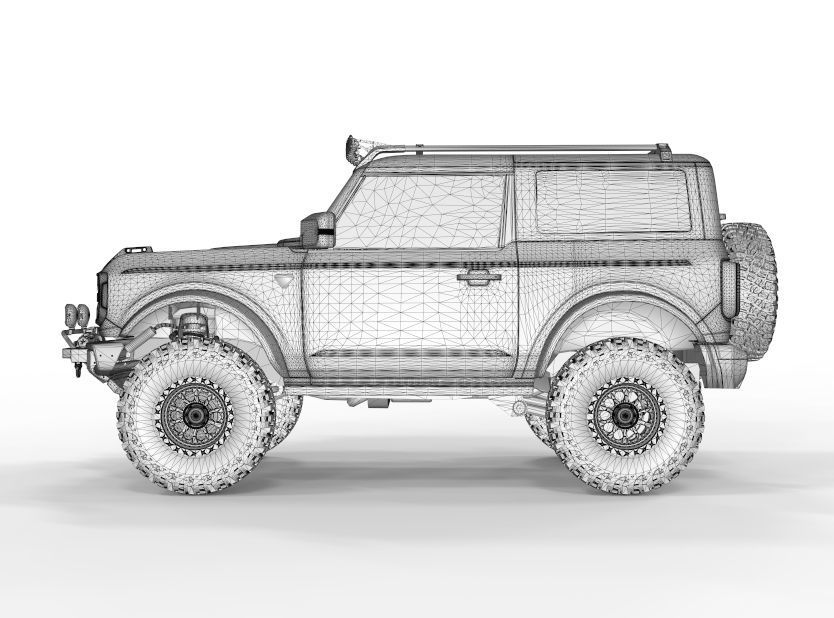 Generic Bronco 2021 Off Road Edition 3D model_14