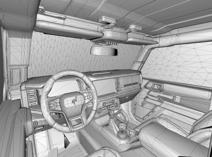 Generic Bronco 2021 Off Road Edition 3D model_8