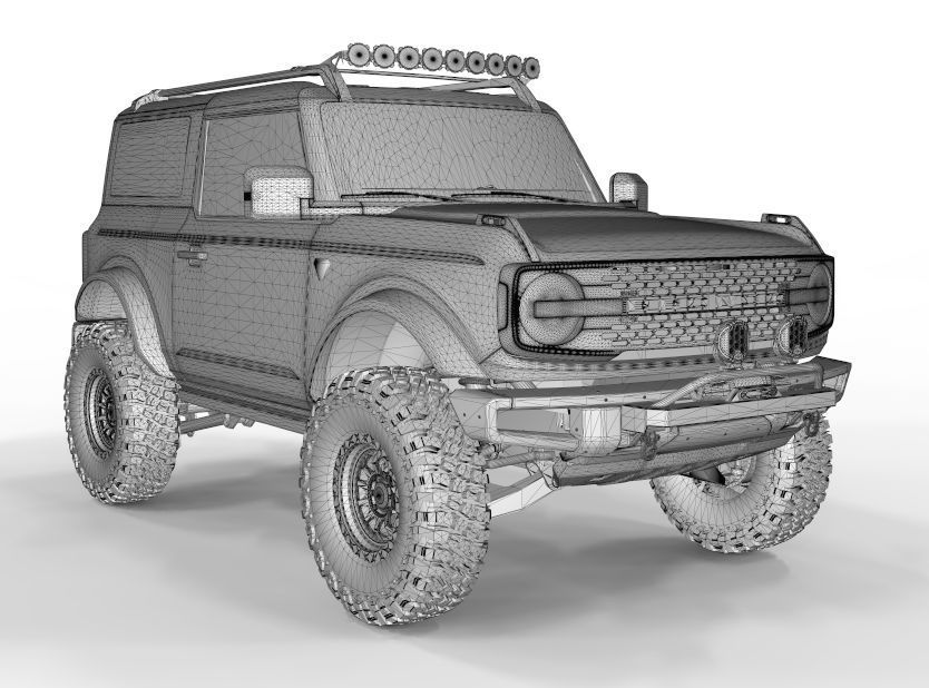Generic Bronco 2021 Off Road Edition 3D model_12