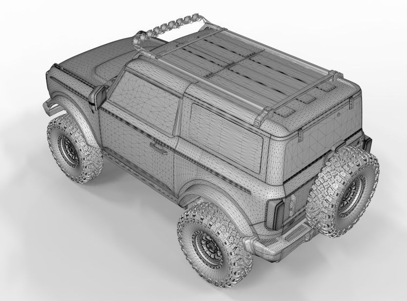 Generic Bronco 2021 Off Road Edition 3D model_11