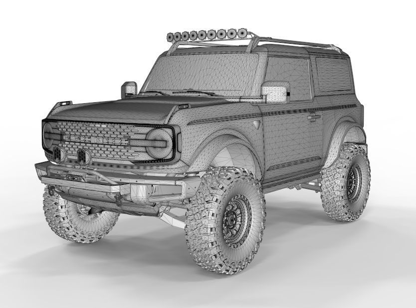 Generic Bronco 2021 Off Road Edition 3D model_13