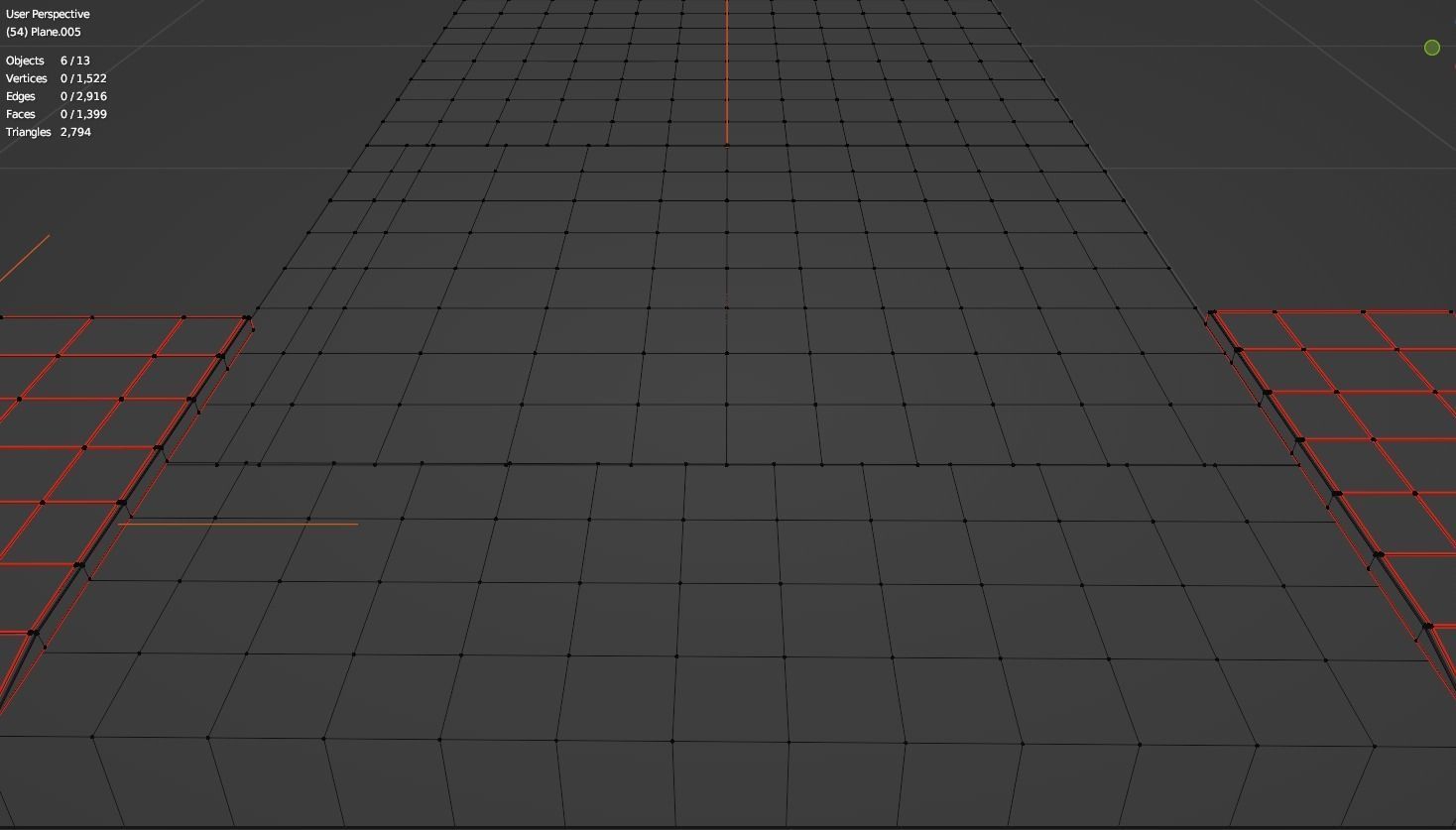 Traffic Intersection with crosswalks and truncated dome mats Low-poly 3D model_16