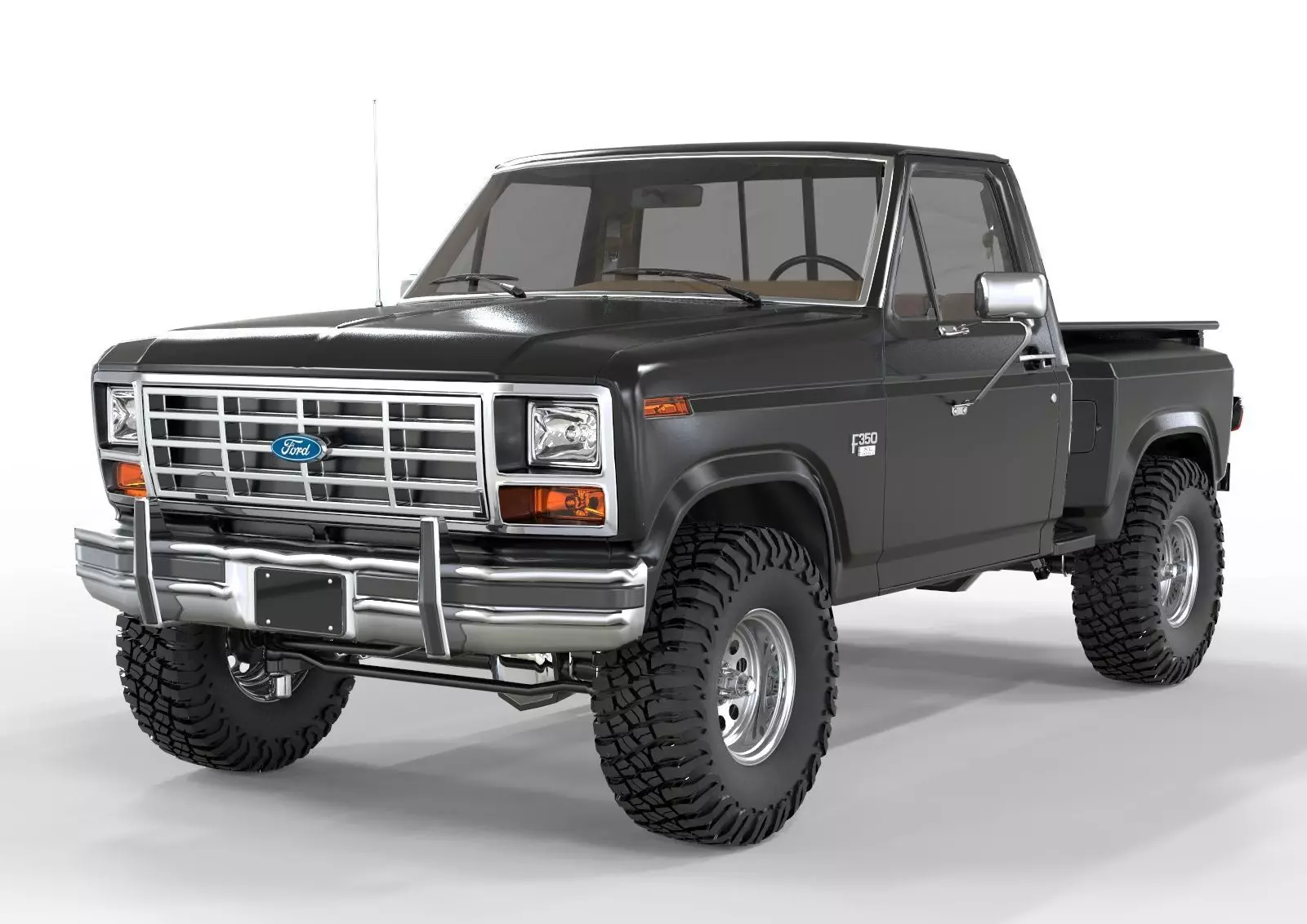 Generic F150 1986 Flared Side  3D model_0