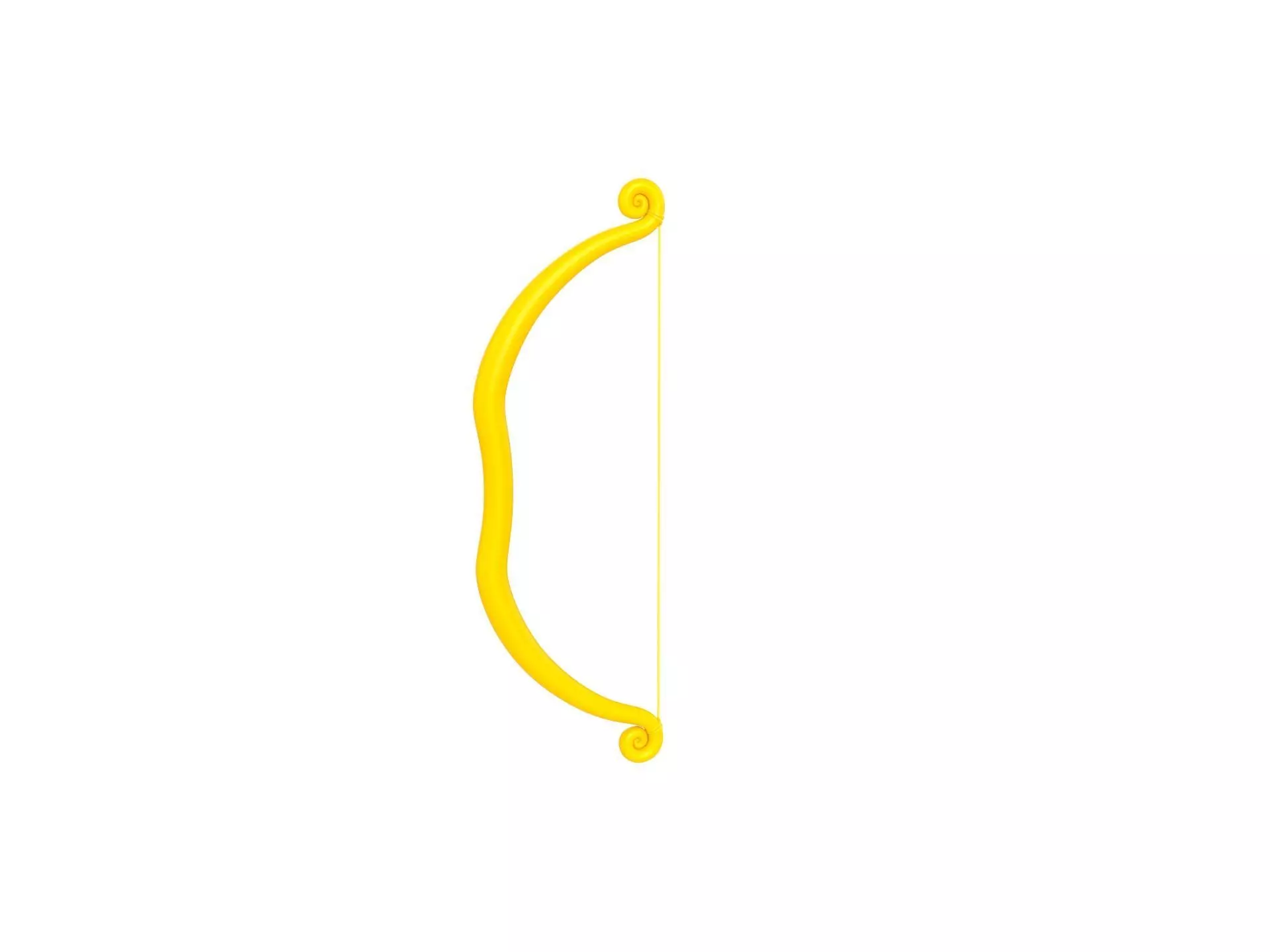 Golden Bow 3D model_0