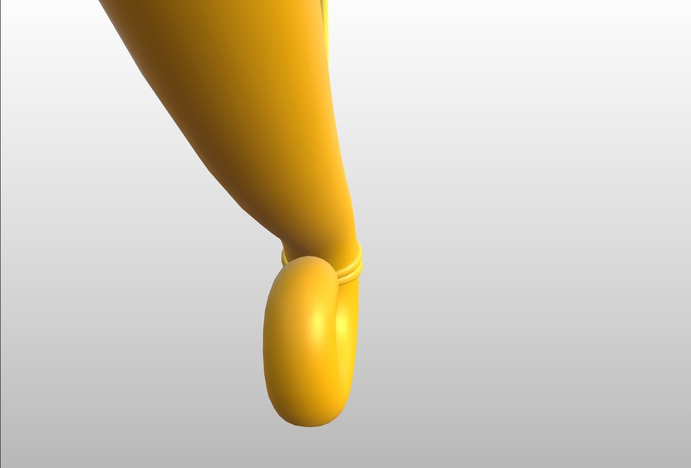 Golden Bow 3D model_18
