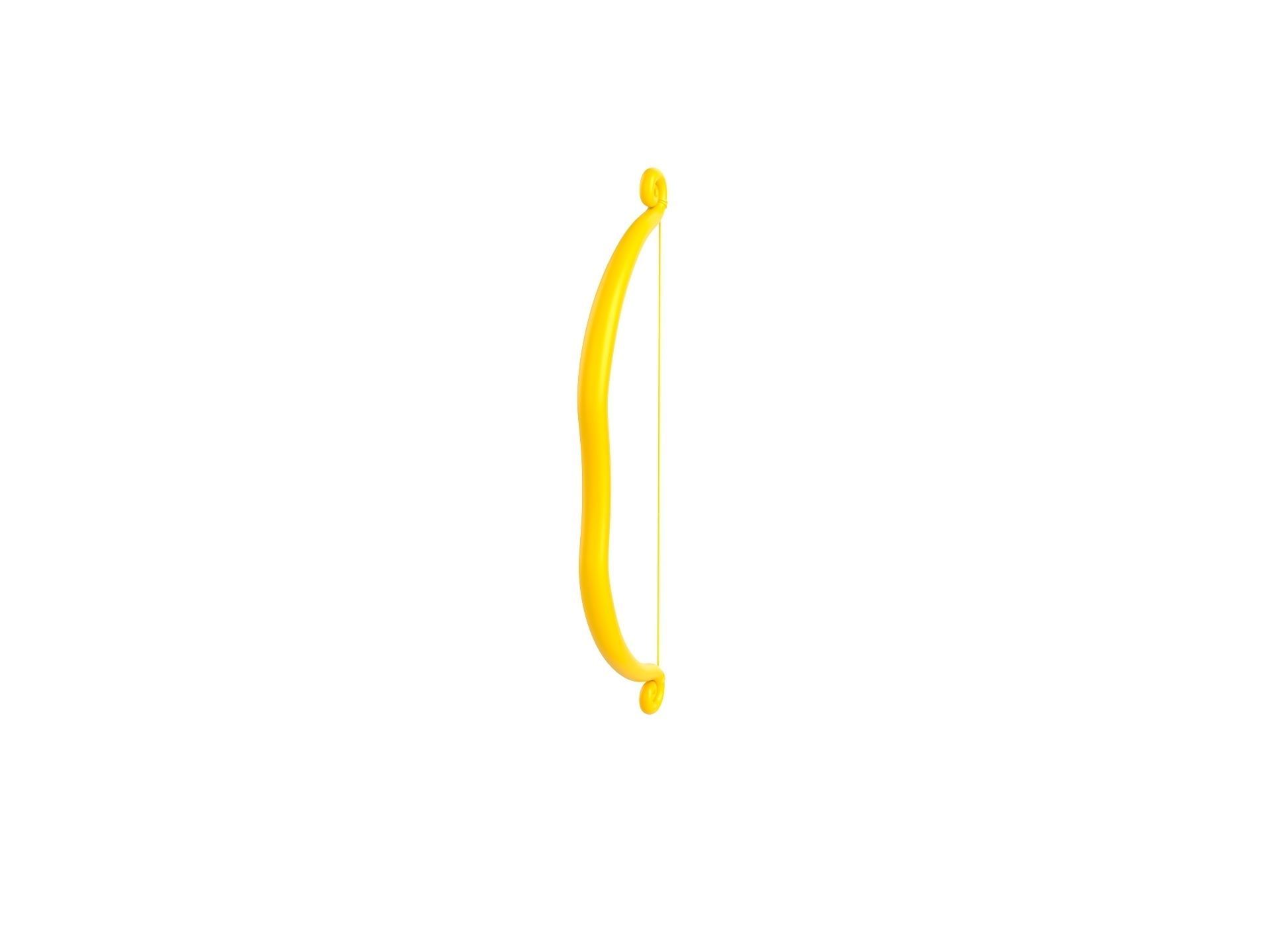 Golden Bow 3D model_1