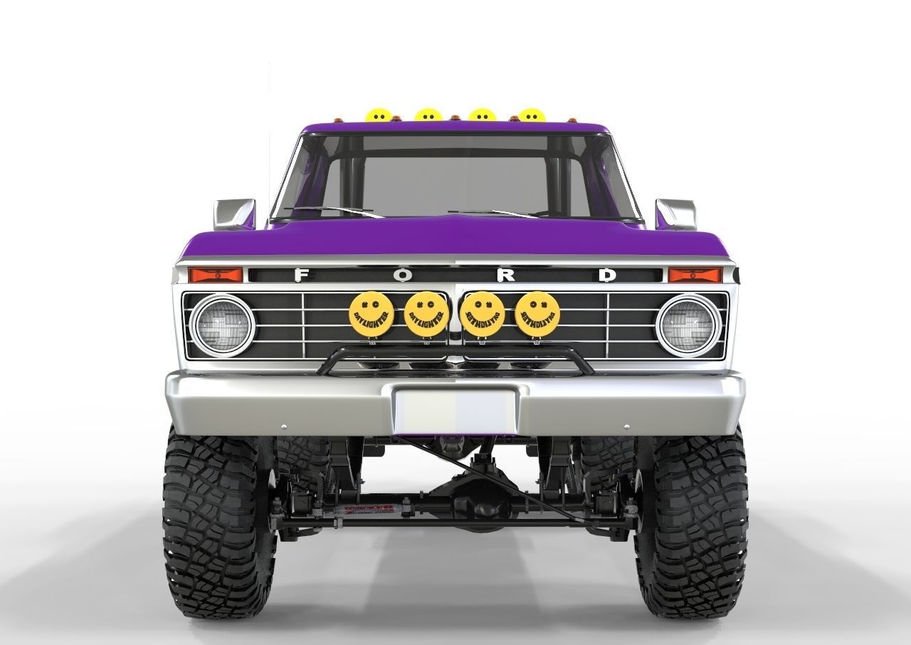 Generic F150 Flare Side Off Road 1974  3D model_3