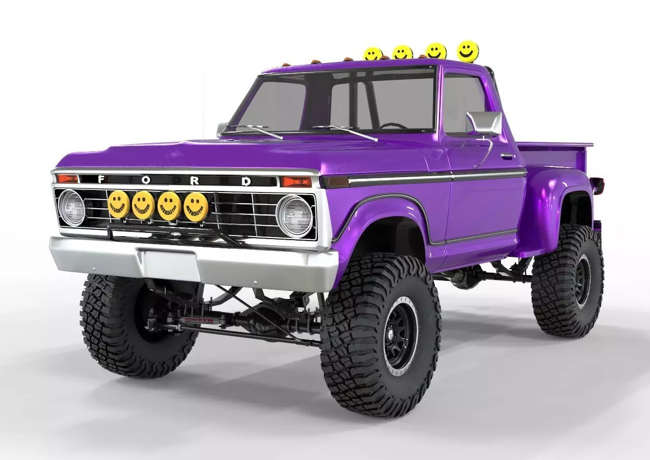Generic F150 Flare Side Off Road 1974  3D model_0