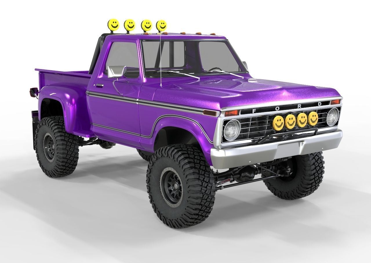 Generic F150 Flare Side Off Road 1974  3D model_6