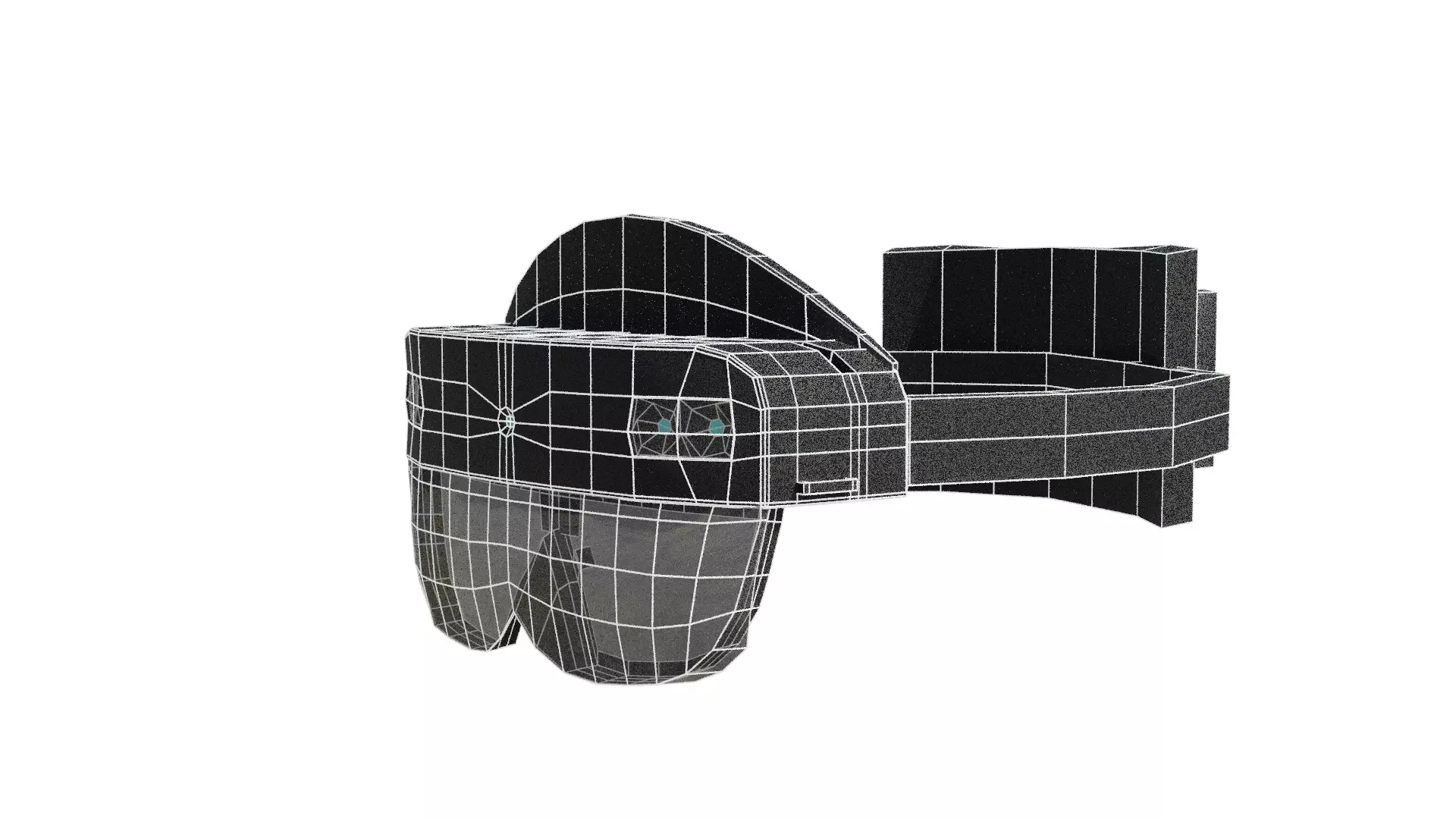 HOLOLENS 2 LOWPOLY GAME Low-poly 3D model_0