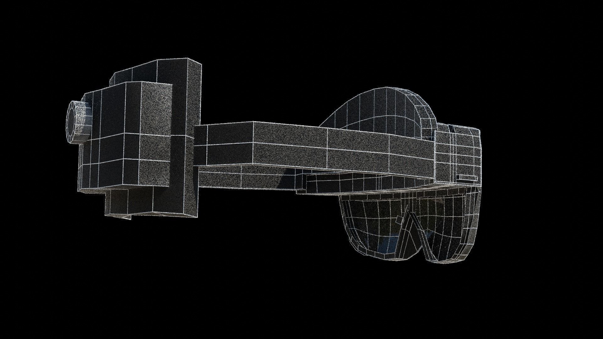 HOLOLENS 2 LOWPOLY GAME Low-poly 3D model_2