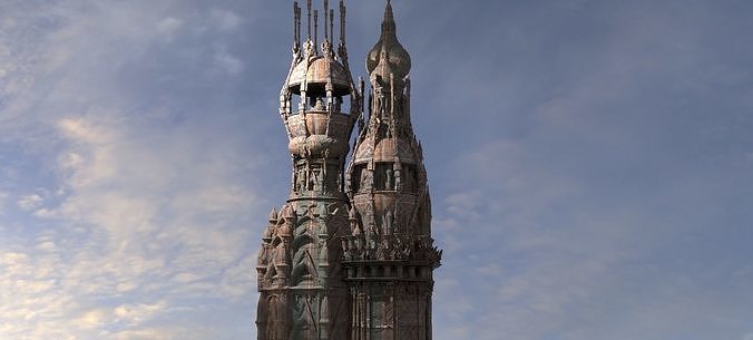 Basra Genies Watchtower  3D model