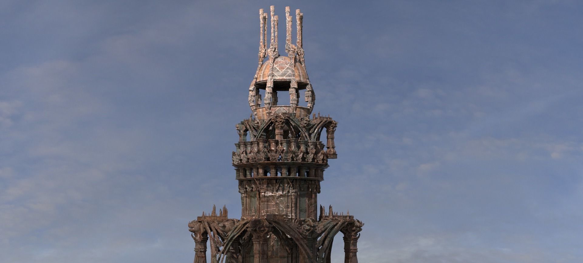 Basra Genies Watchtower  3D model_1