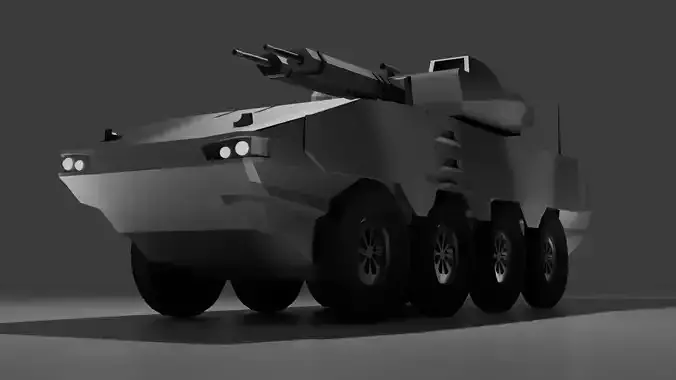 APC With Twin-Barrel Cannon