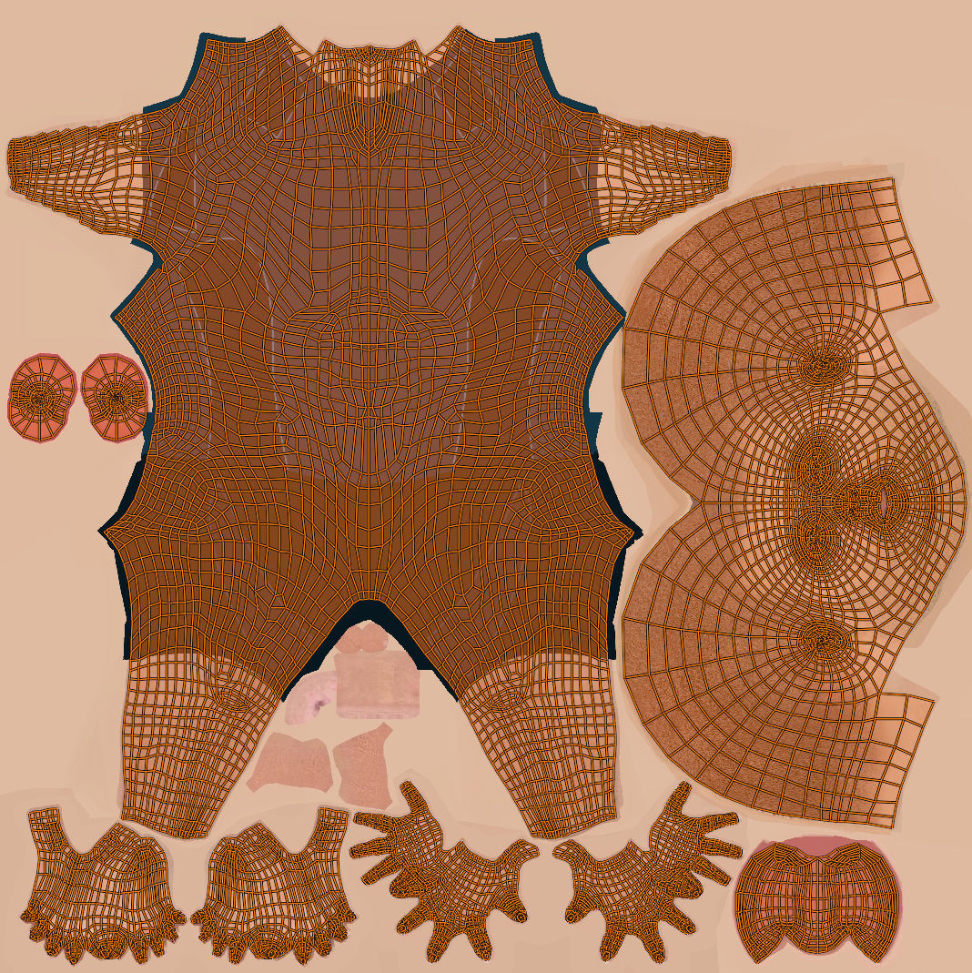 Surfer - Swimmer With High Quality IK-FK Rig Low-poly 3D model_5