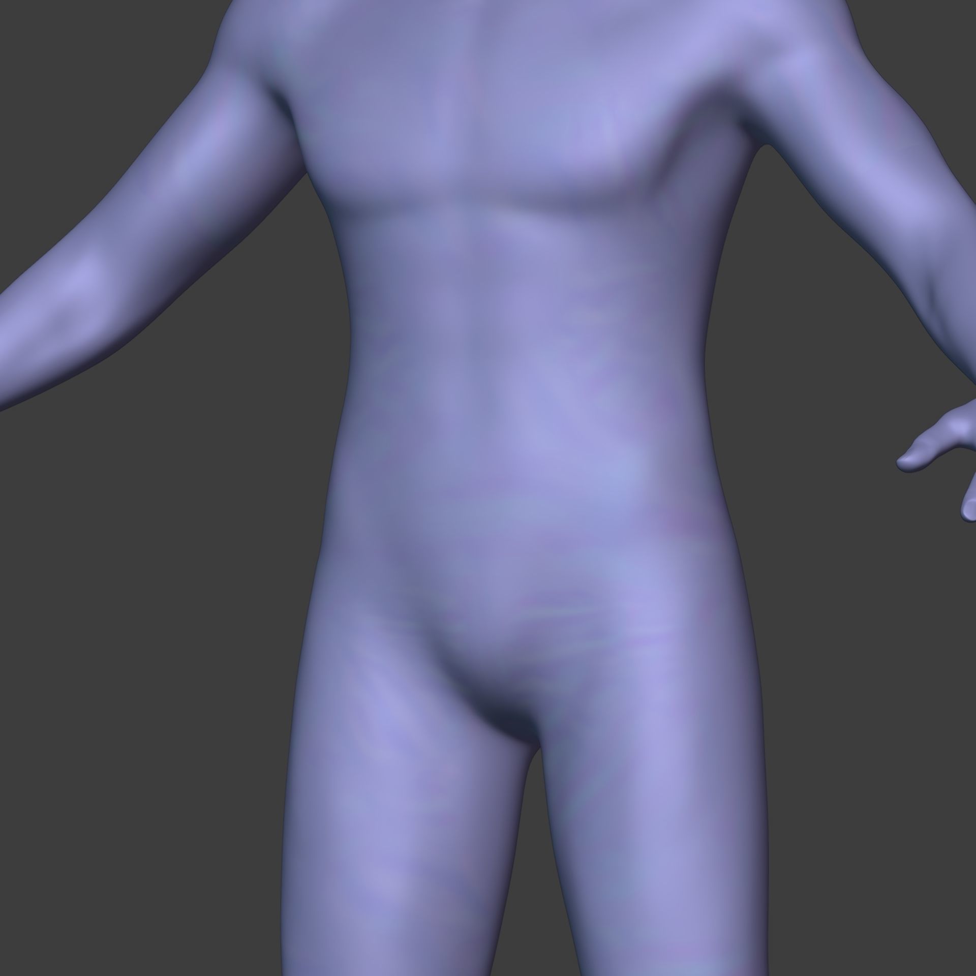 Surfer - Swimmer With High Quality IK-FK Rig Low-poly 3D model_6